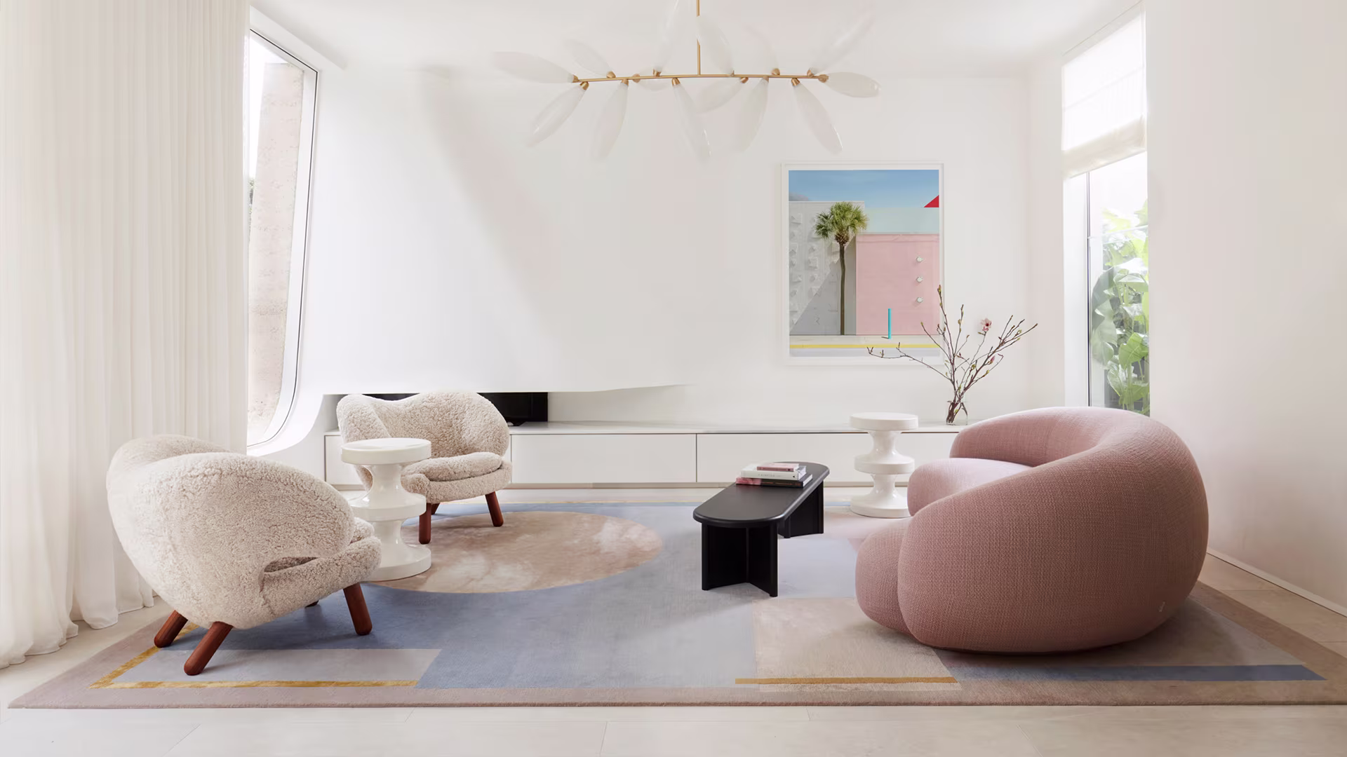 Tired Man Lounge Chair & Footstool — gallery image 1