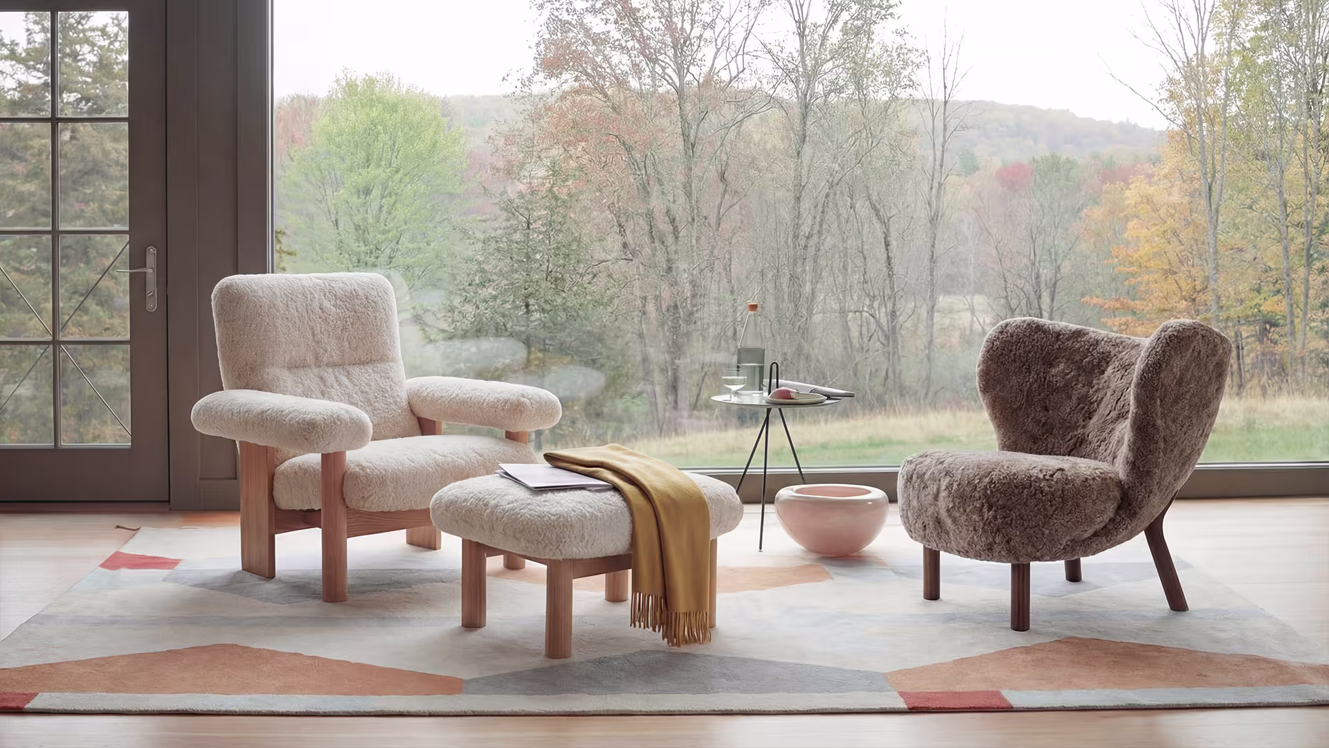 Tired Man Lounge Chair & Footstool — gallery image 5