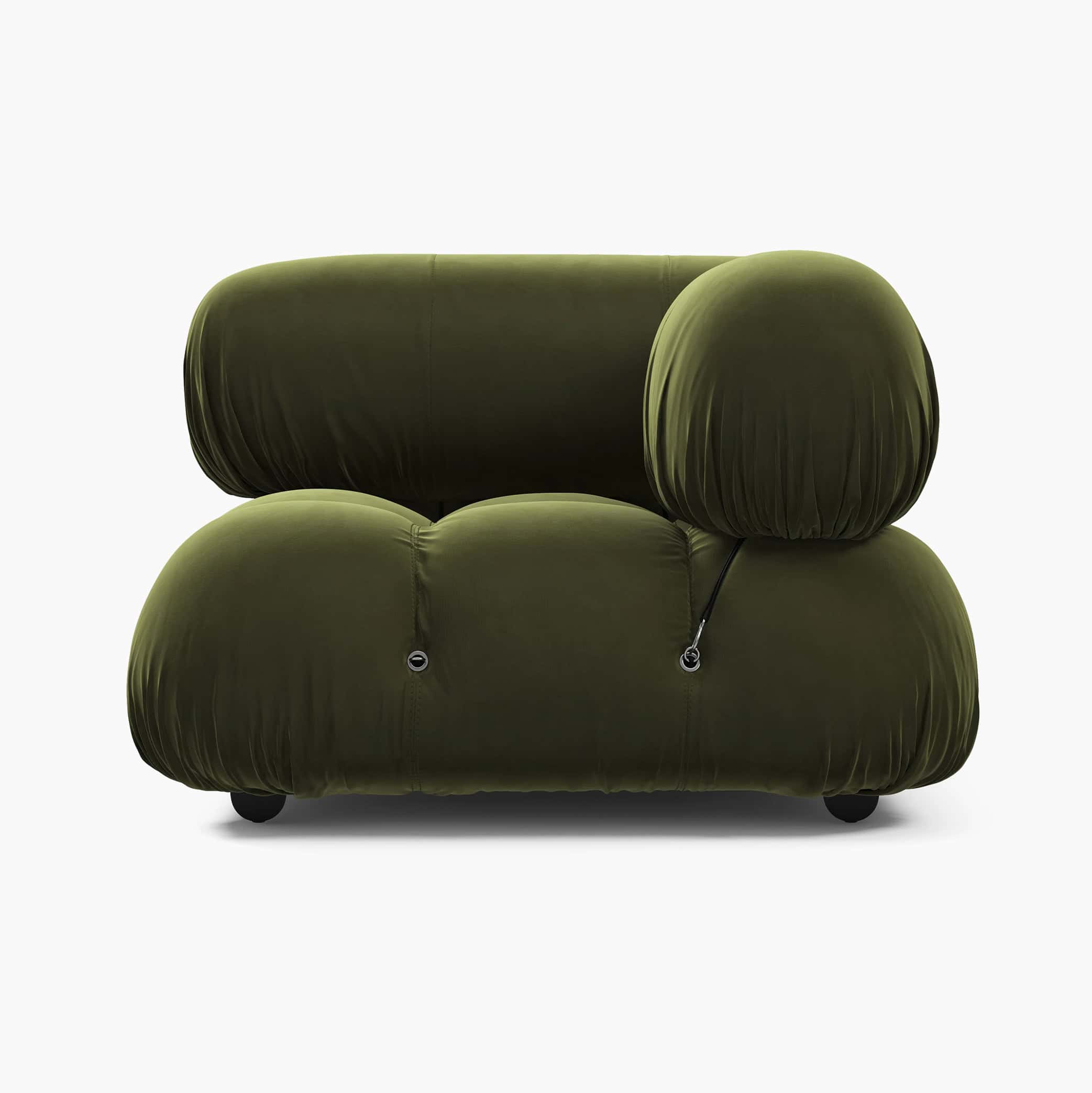 Camaleonda Module Corner - Green Velvet 1 - Camaleonda