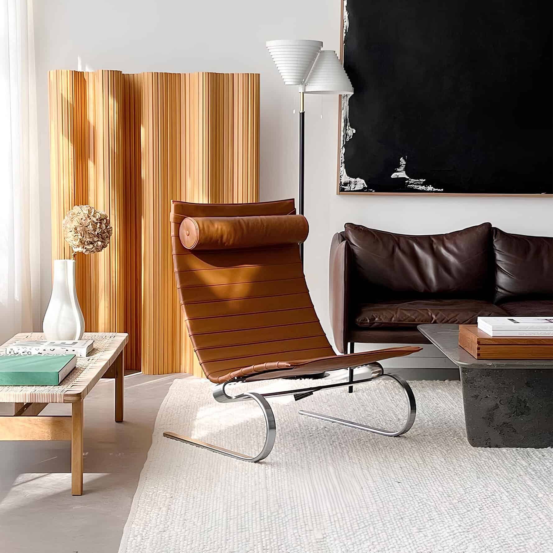 PK20 Chair Display Camel 9 scaled - PK20 chair,  PK20
