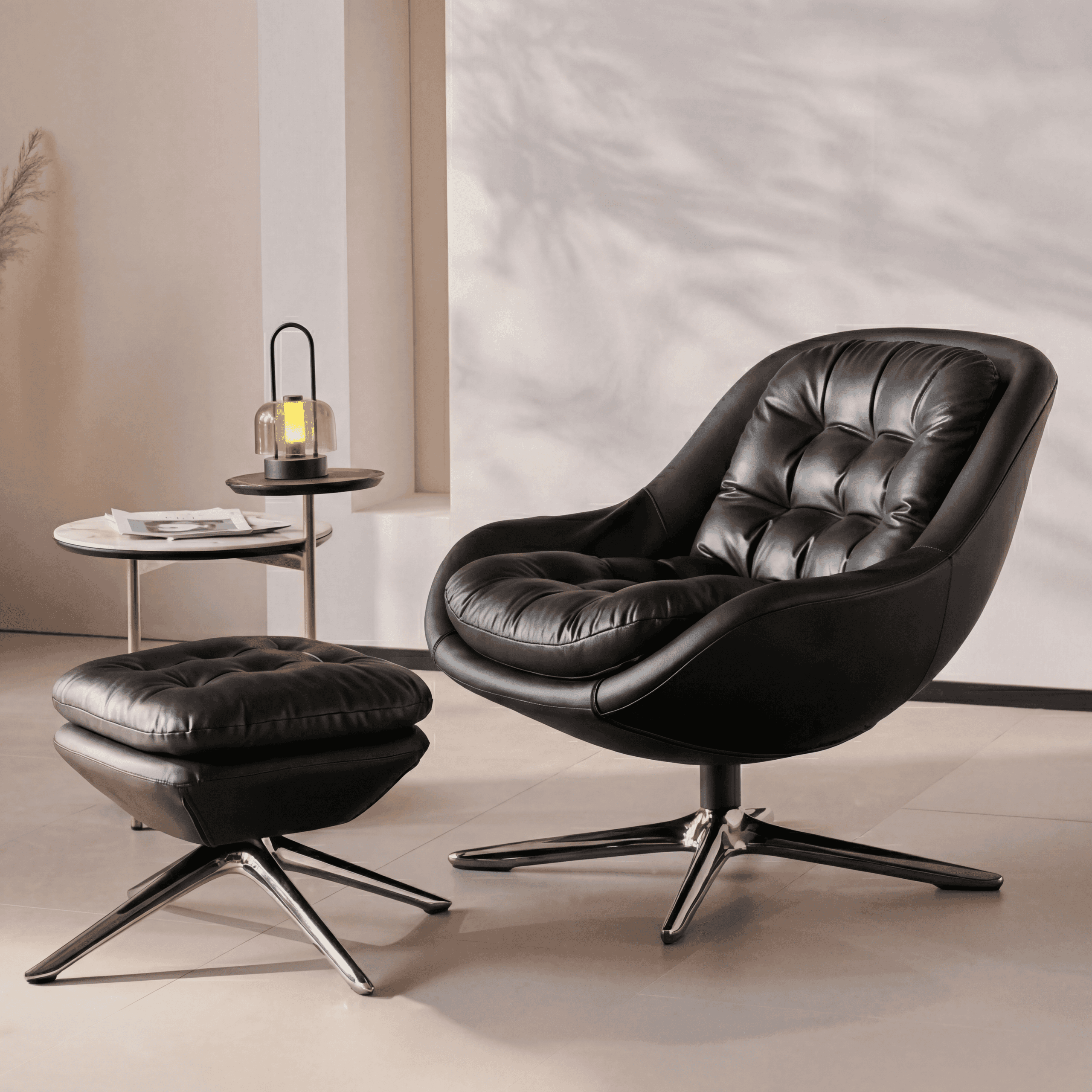 Kendall Armchair with Ottoman 11