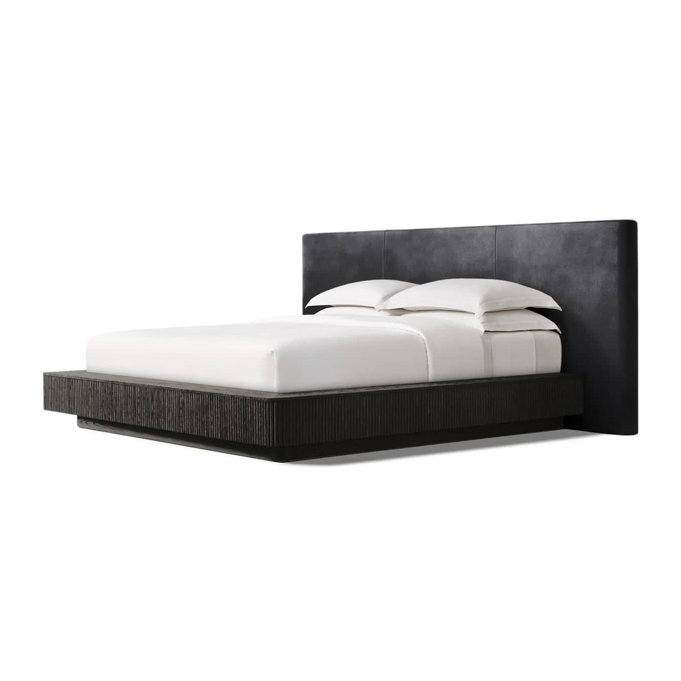 Mulholland Extender Leather Panel Bed 2