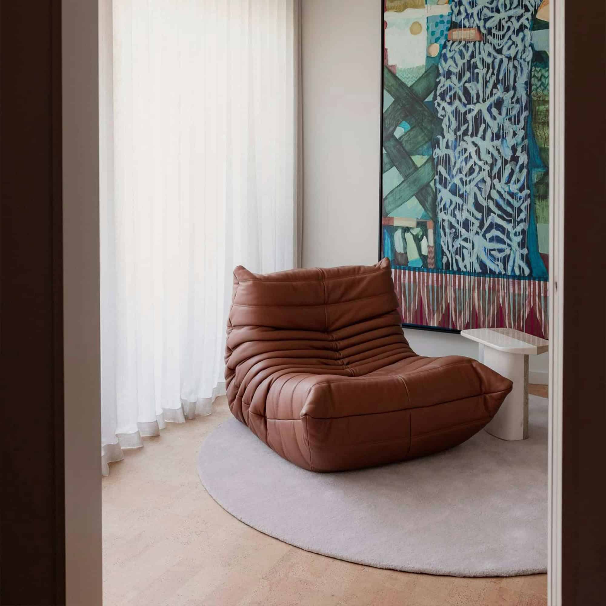 Togo Fireside Chair Leather