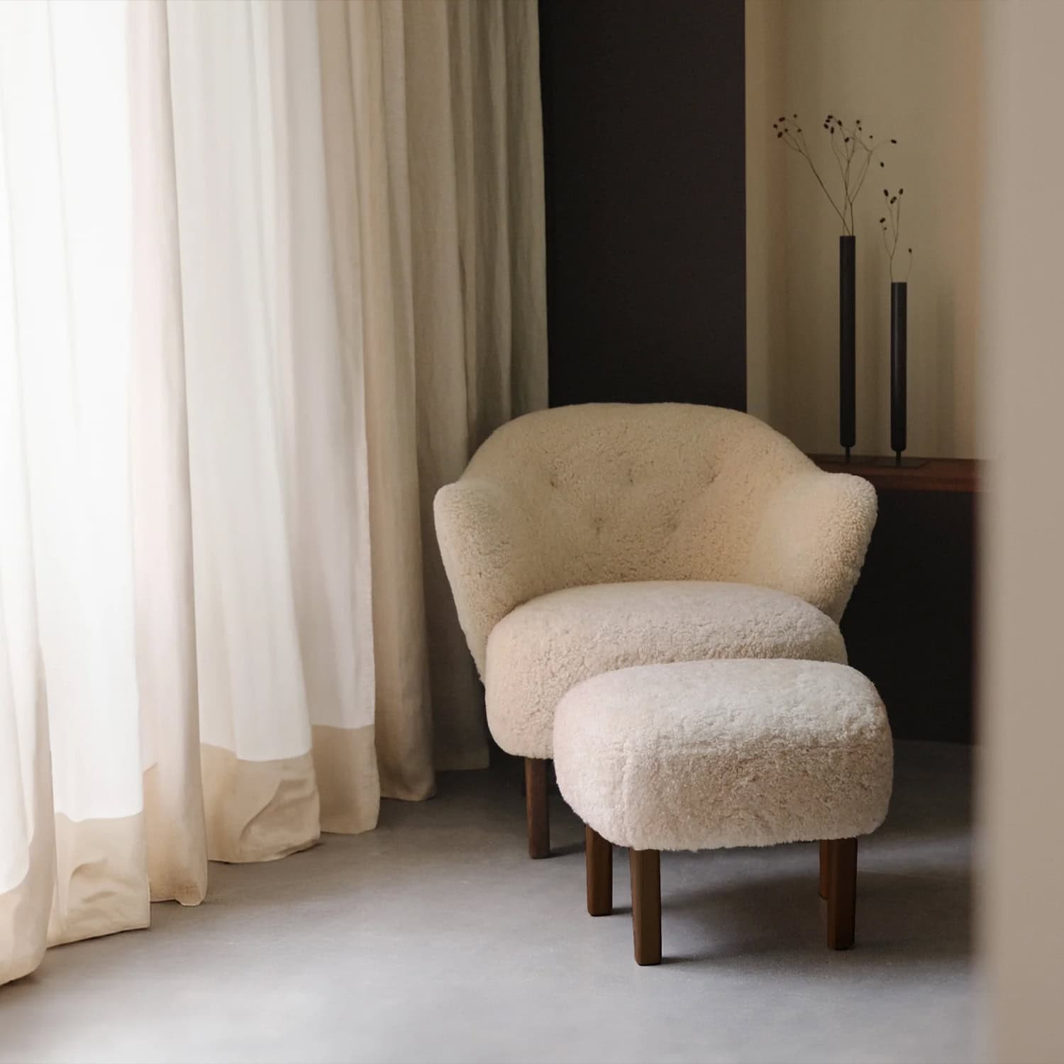 Ingeborg Lounge Chair & Ottoman