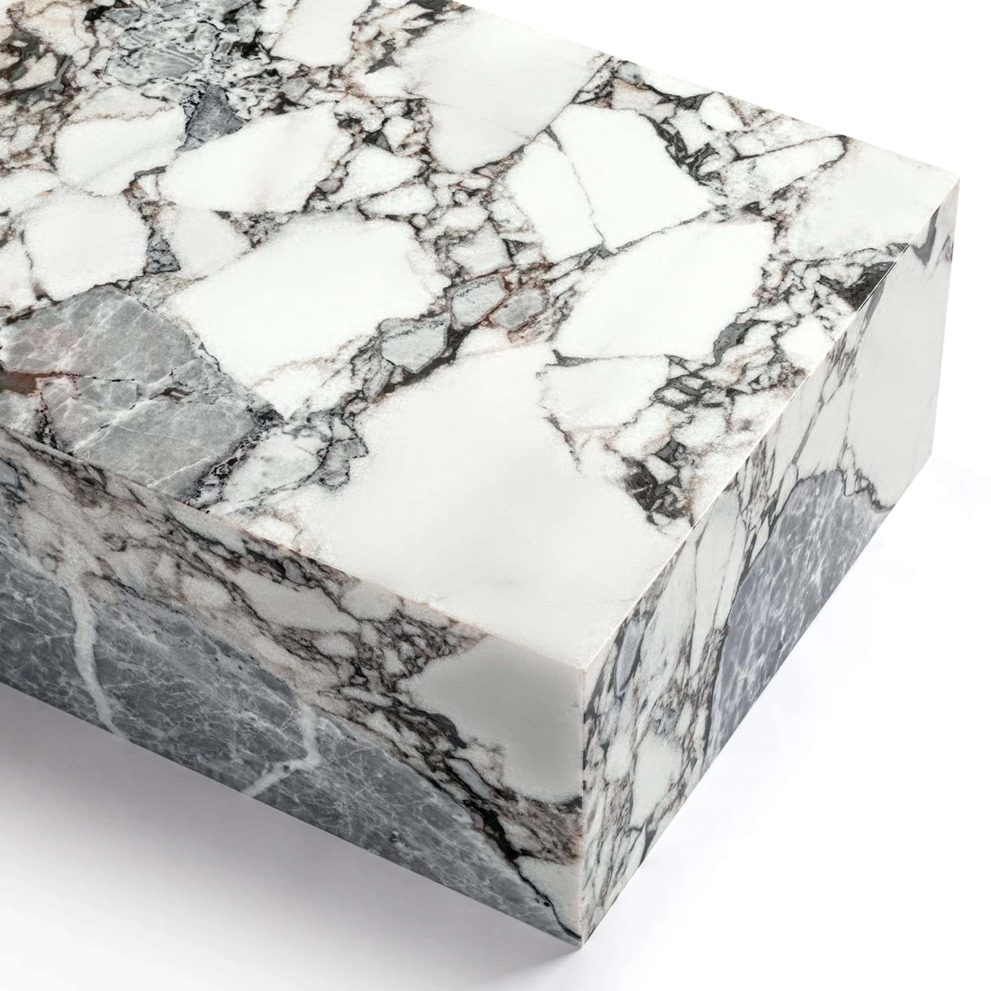 Plinth - Arabescato (5) - Plinth Coffee Table