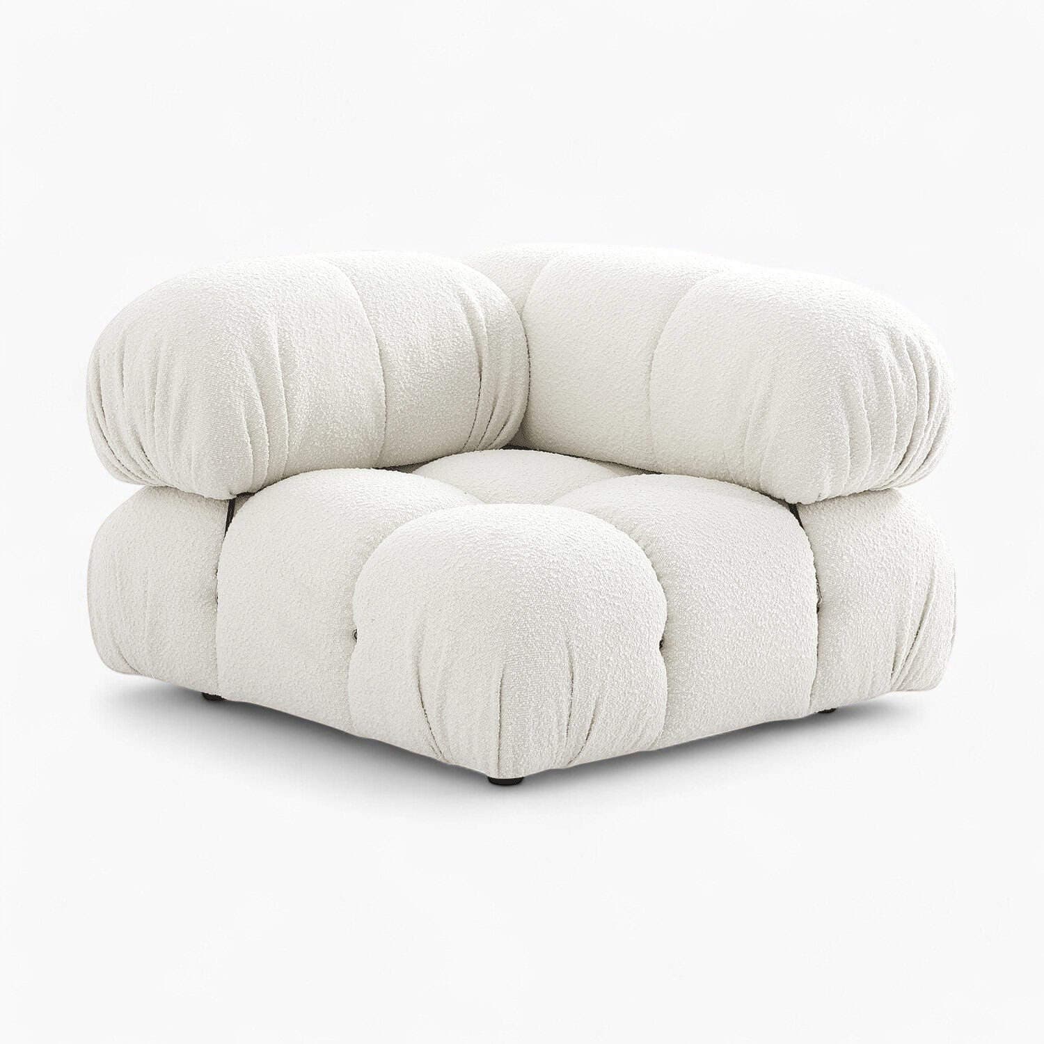 White Bouclé