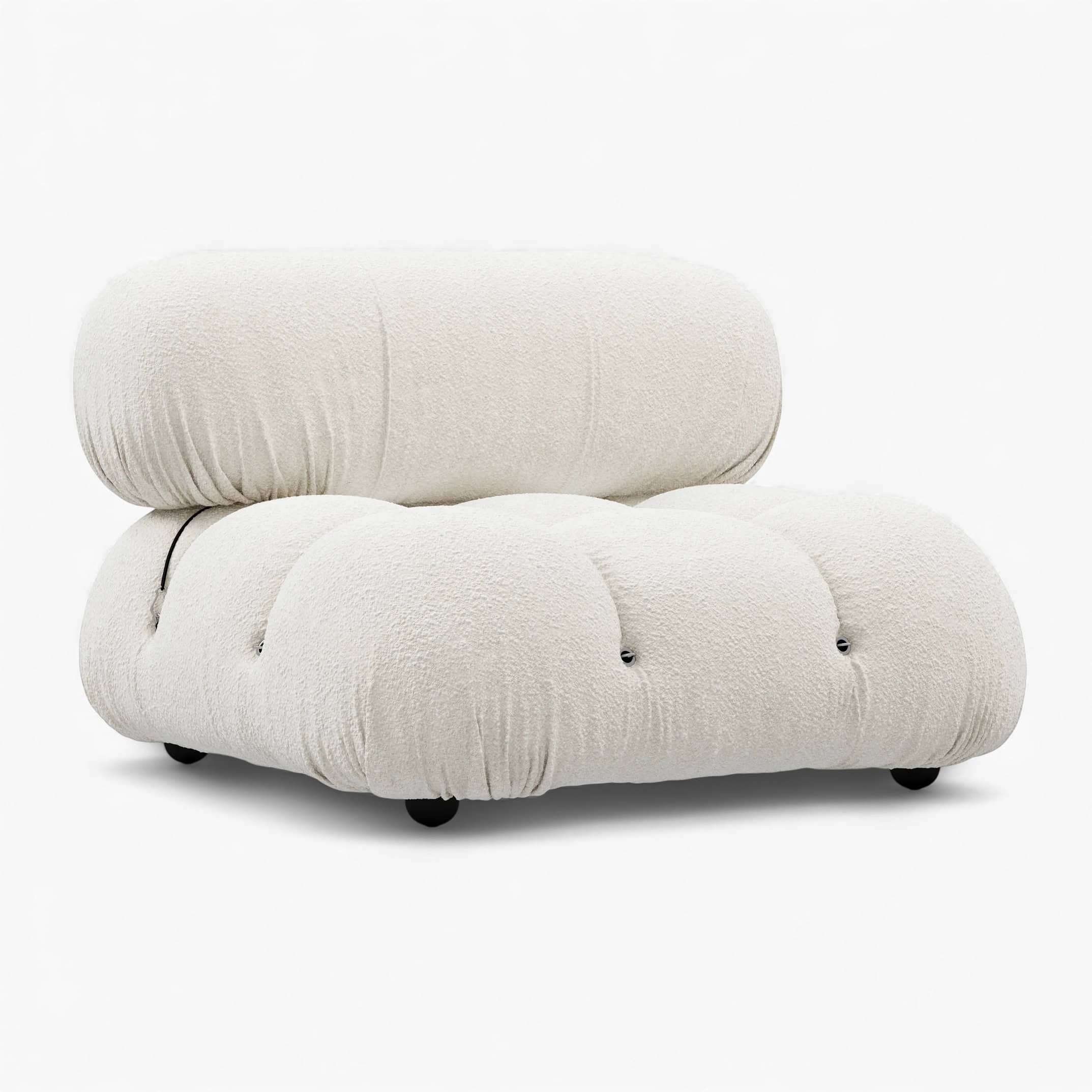 White Bouclé