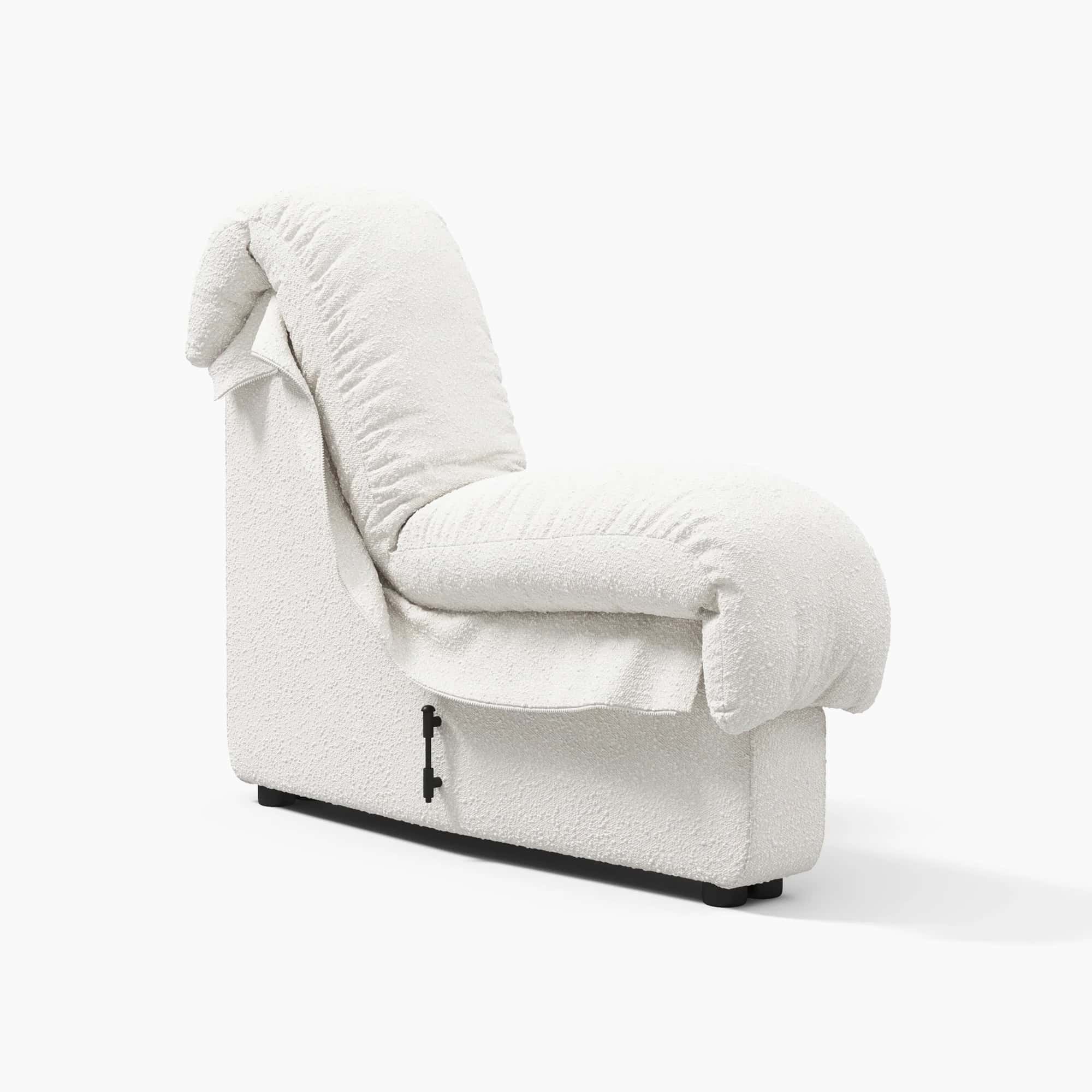 White Bouclé
