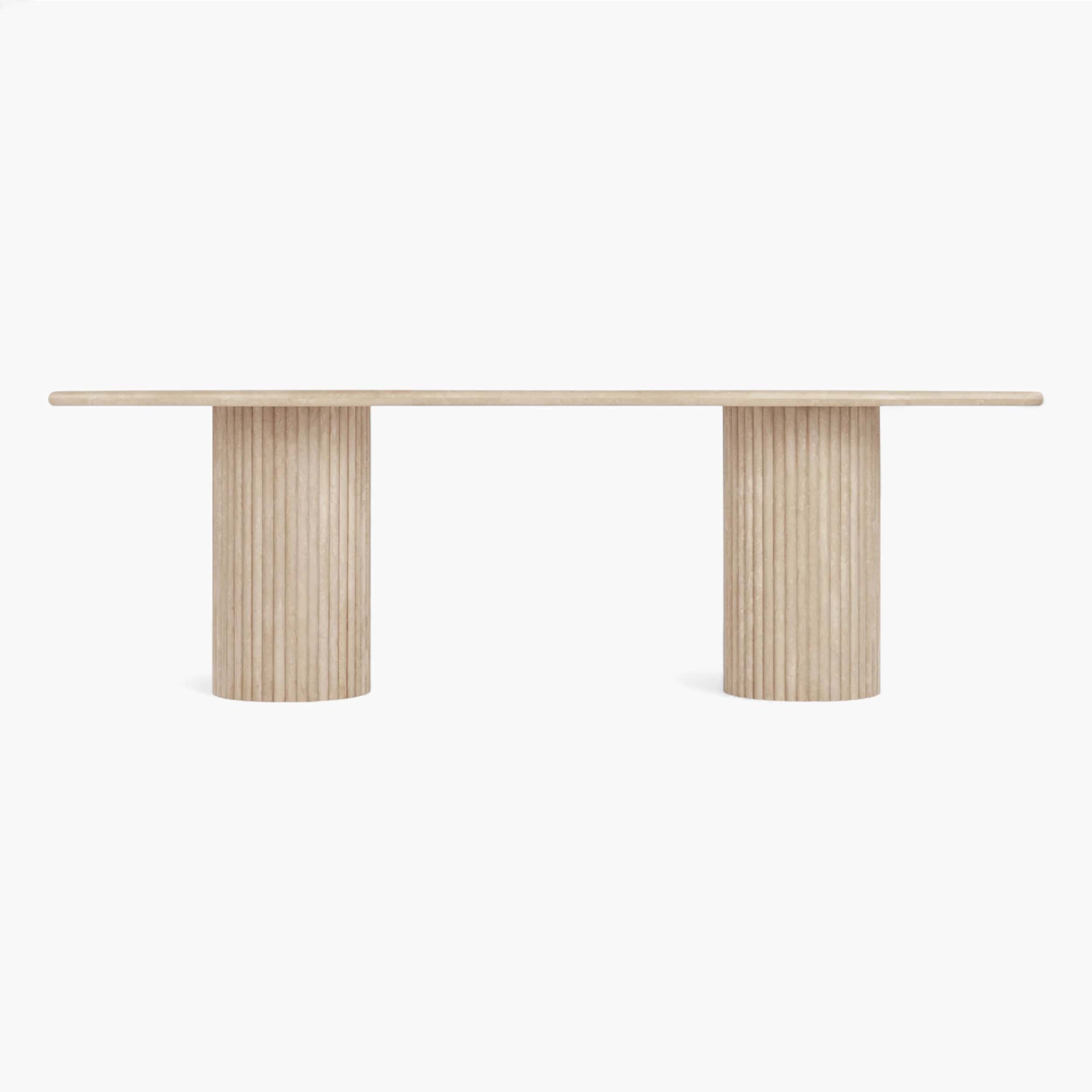Saturn Oval Travertine 1