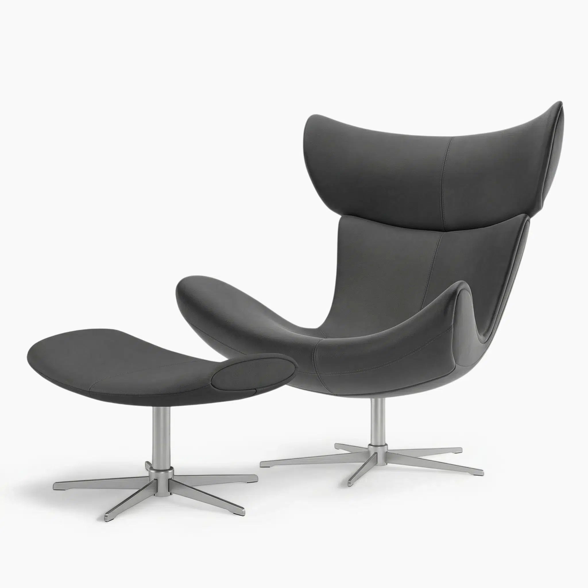 Imola Swivel Armchair with Footstool | Sohnne