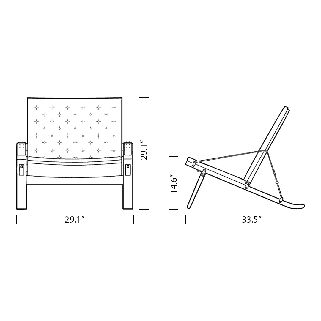 Product dimensions diagram