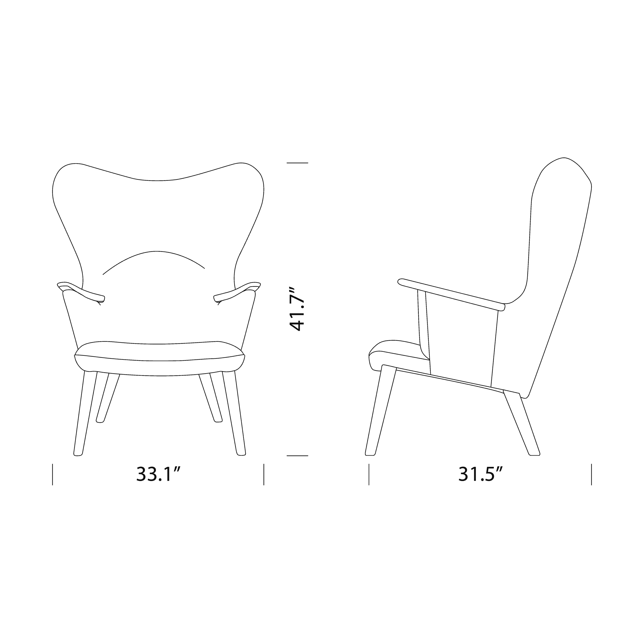 Product dimensions diagram