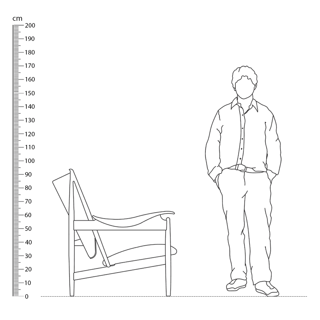 Chieftain Chair Replica Height Comparison - Chieftain Chair Replica,  leather
