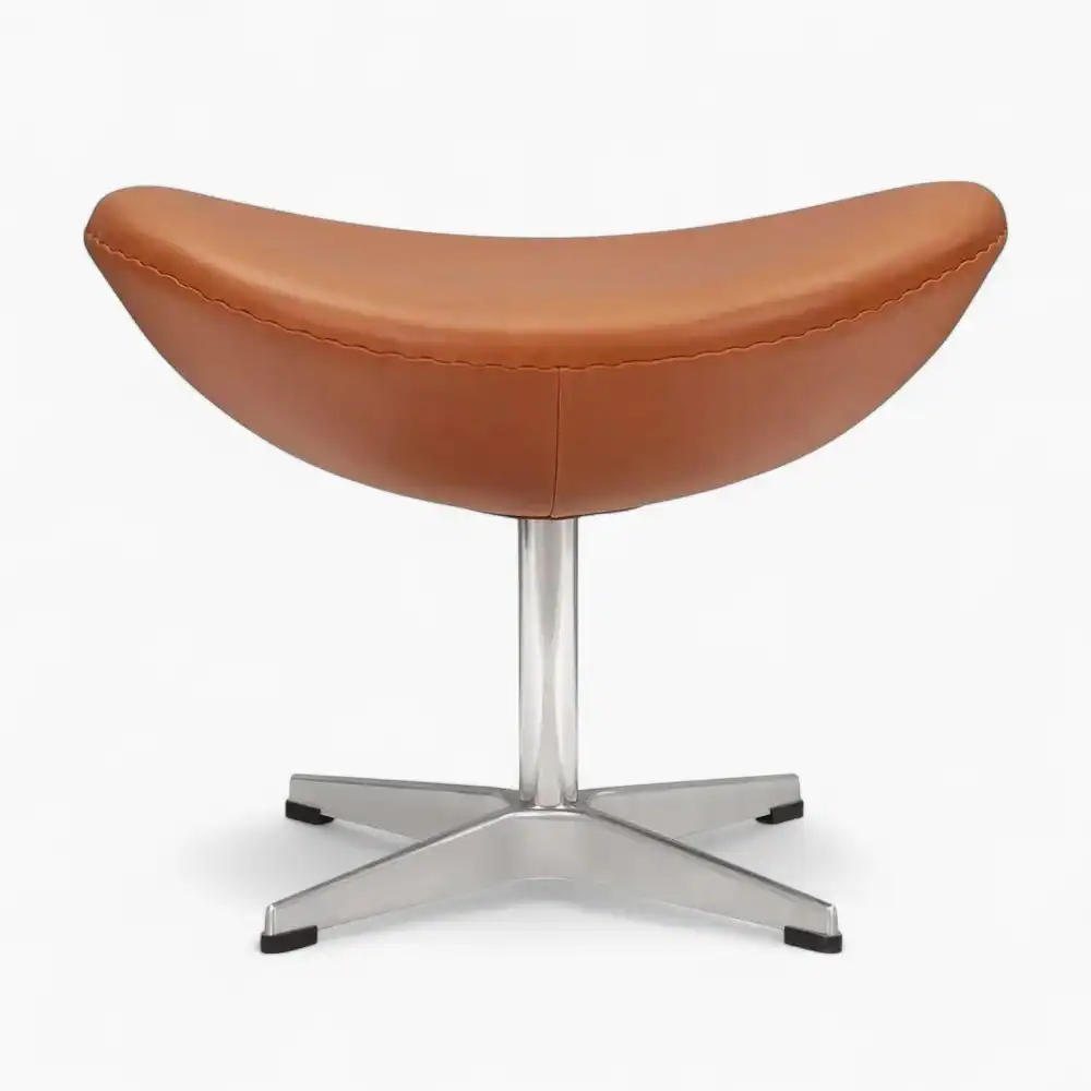 Egg Chair Replica with Stool Sand Brown 8 - Egg Chair,  Fritz Hansen Egg Chair