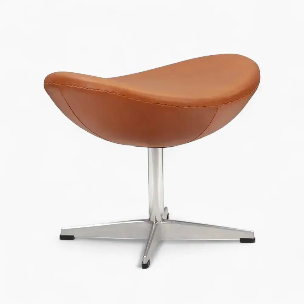 Egg Chair Replica with Stool Sand Brown 9 - Egg Chair,  Fritz Hansen Egg Chair