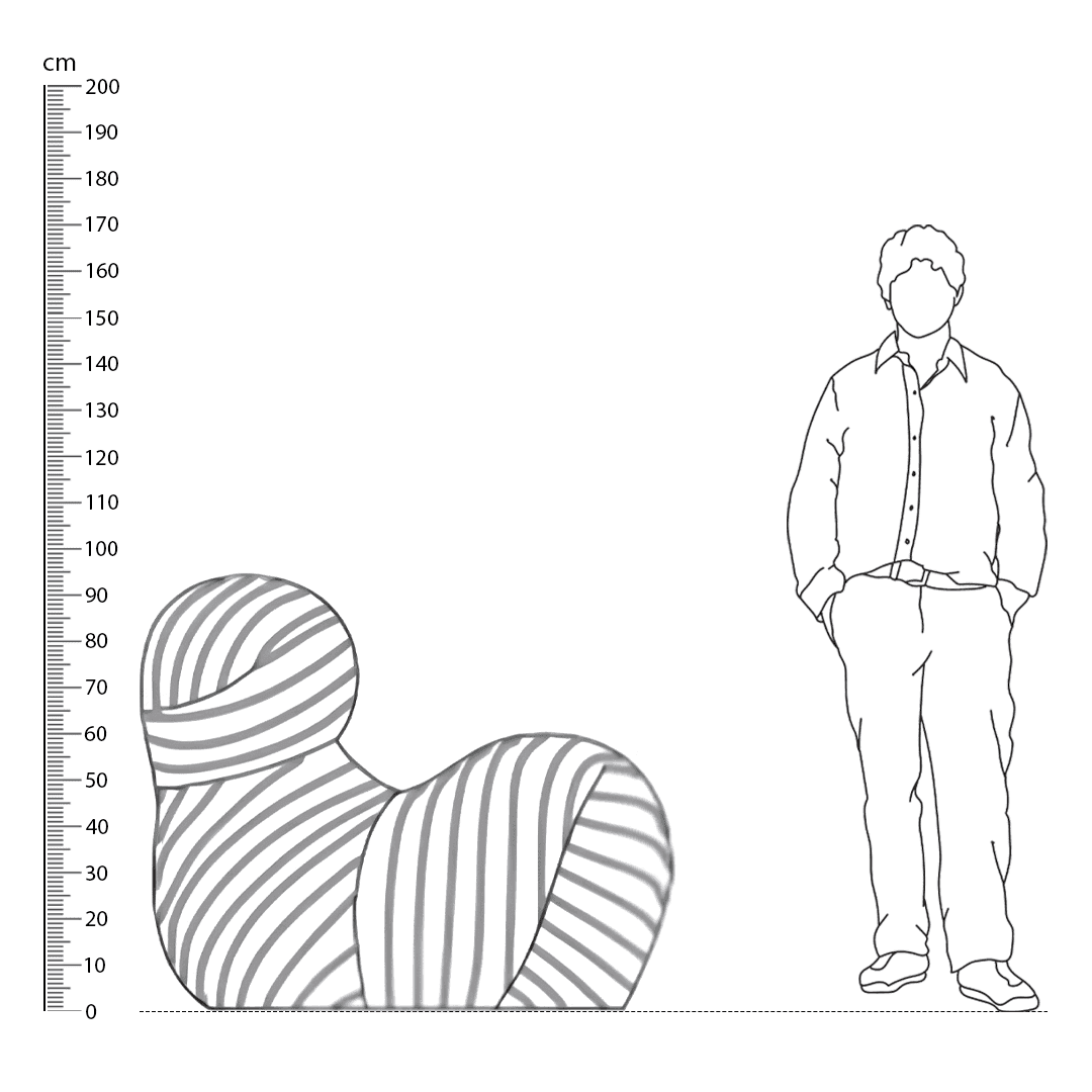 La Mamma Up 5 and Up 6 Replica Height Comparison - Replica, Up 50 Armchair and Ottoman Replica
