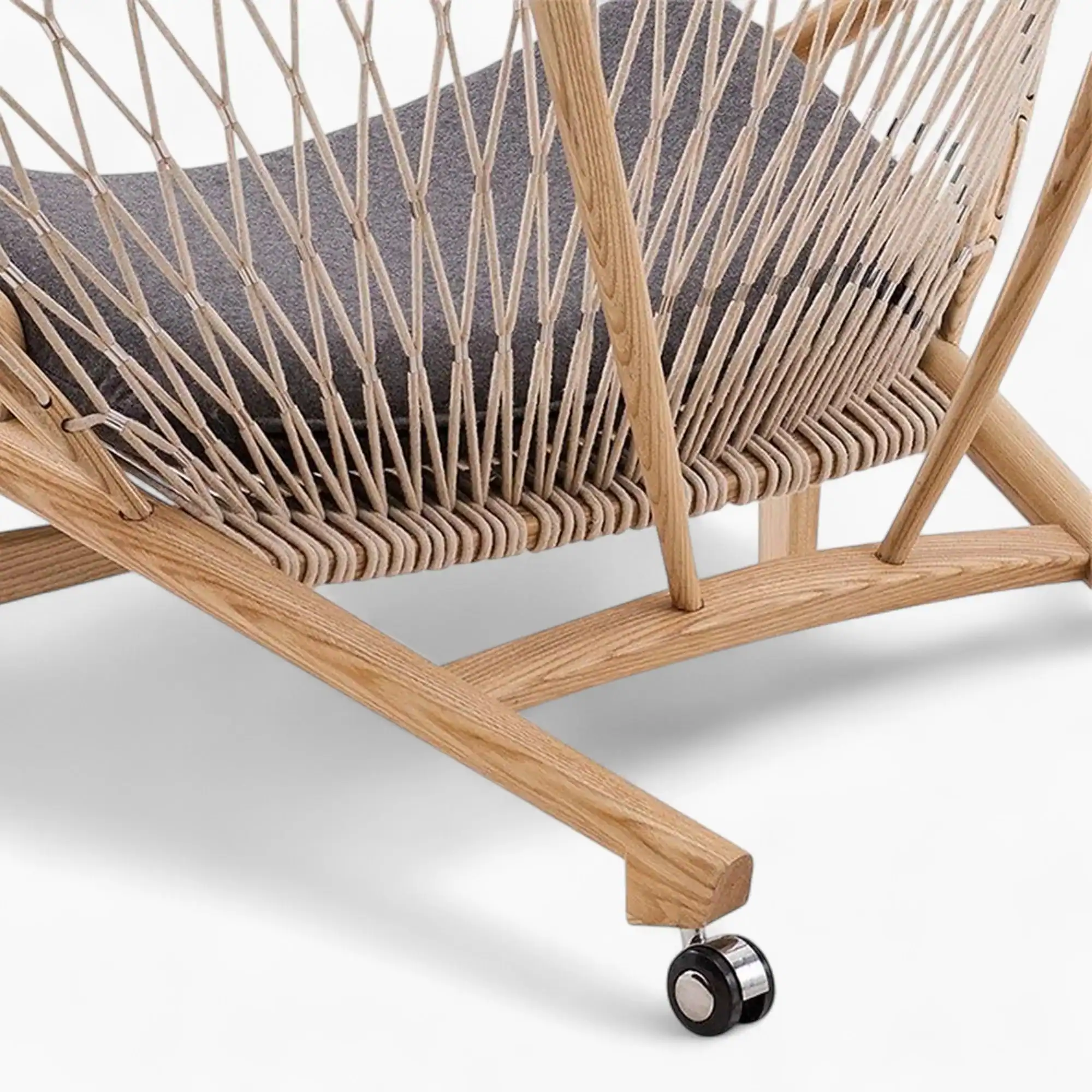 PP130 Circle Chair Grey Ashwood 6 - PP130