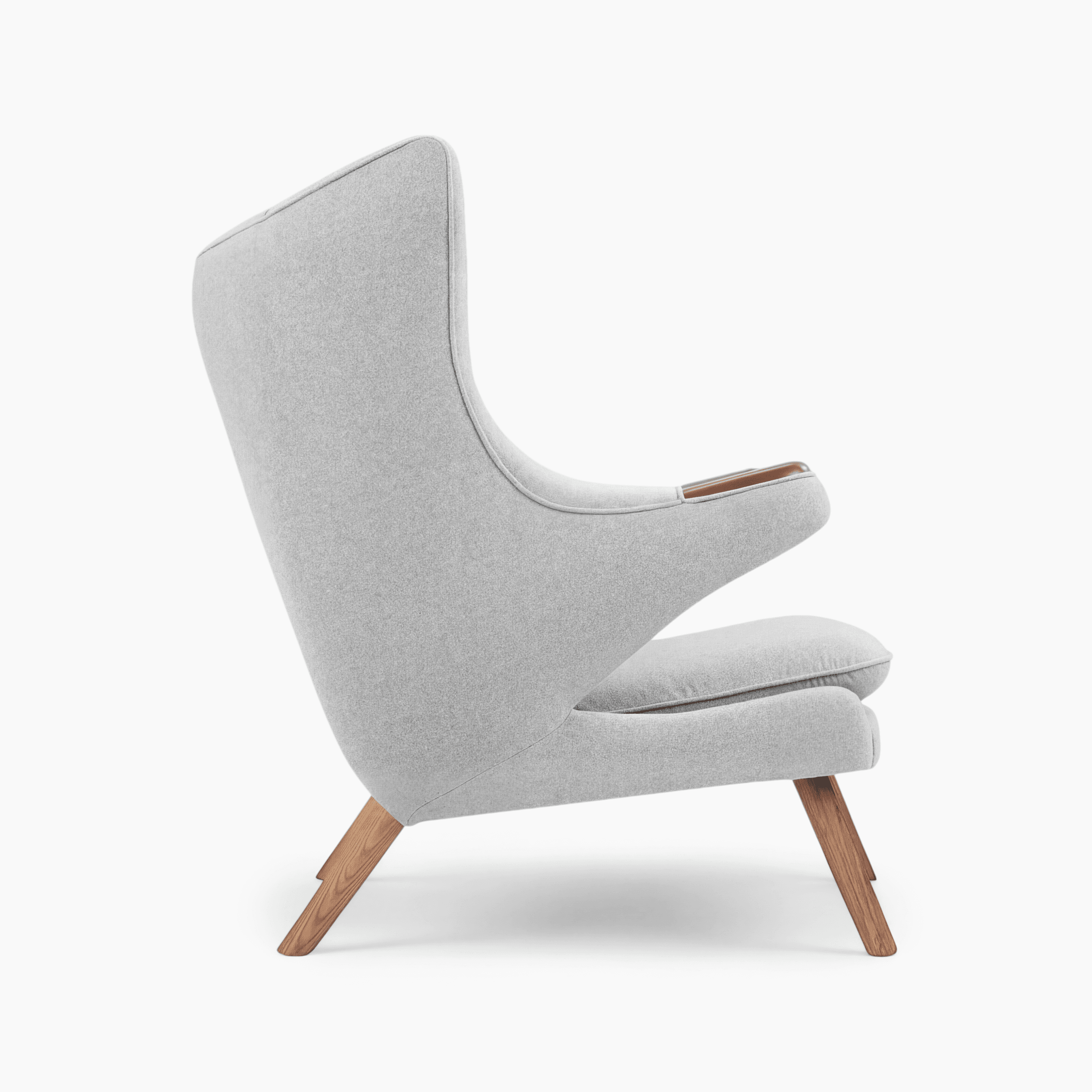 Papa Bear Chair and Ottoman - Gray | Sohnne