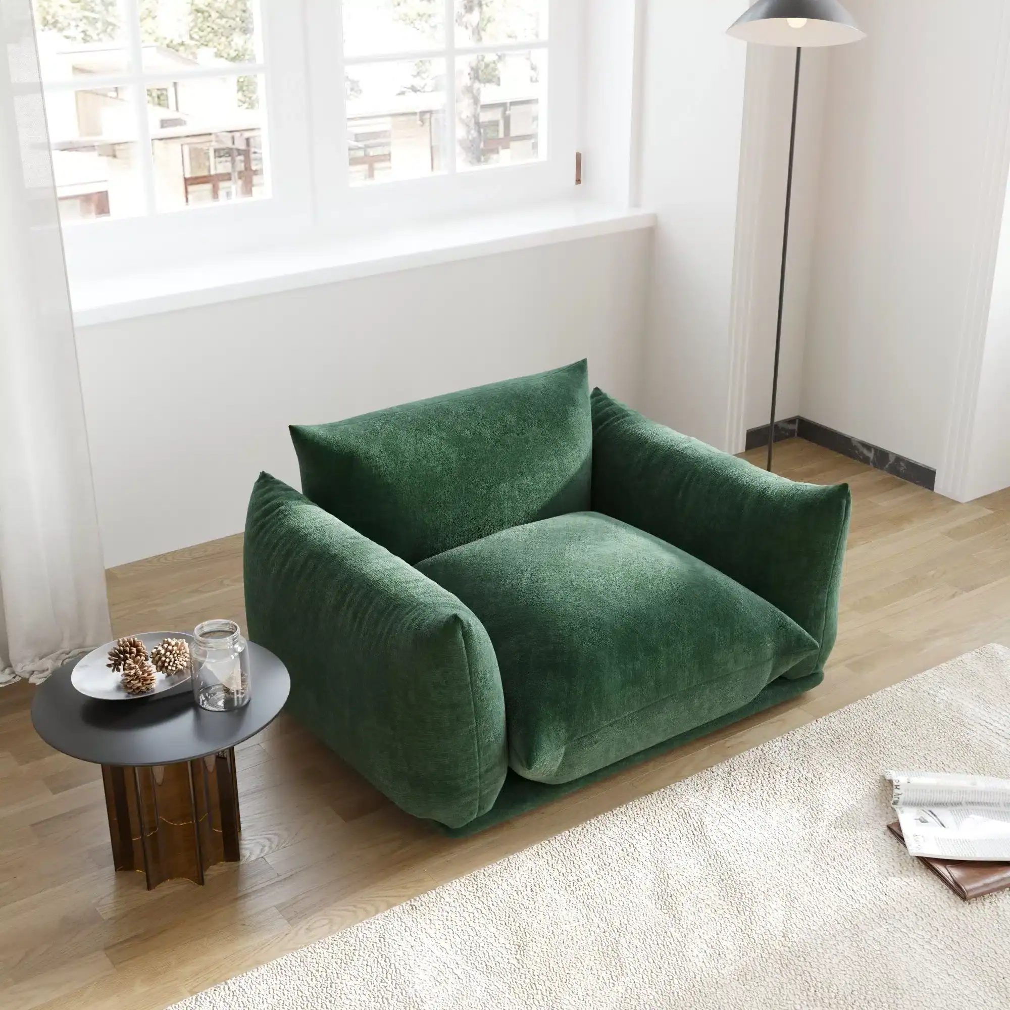 cambridge sofa 1 seater green 2 - Marenco Sofa,  the sofa