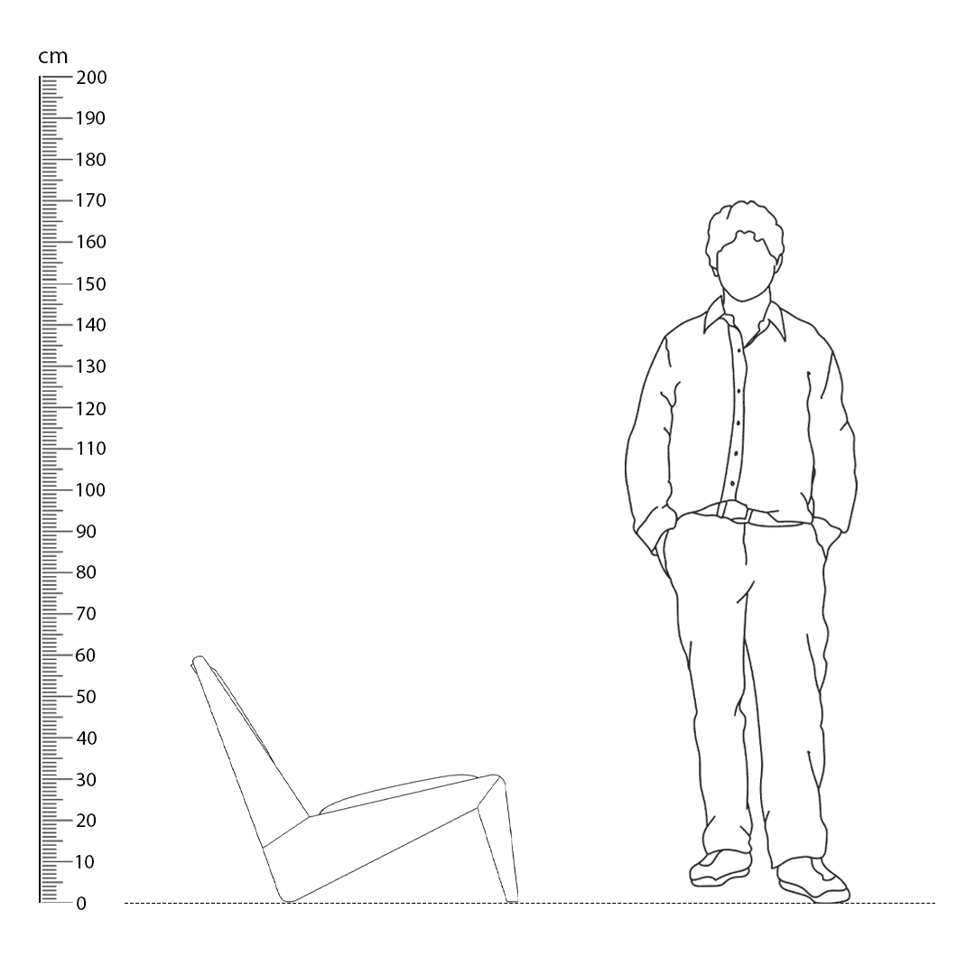 Kangaroo Chair Replica Height Comparison - kangaroo chair