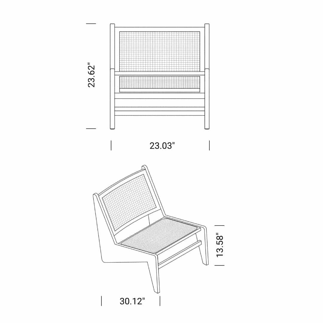 dimension kangaroo Mobile 1 - kangaroo chair