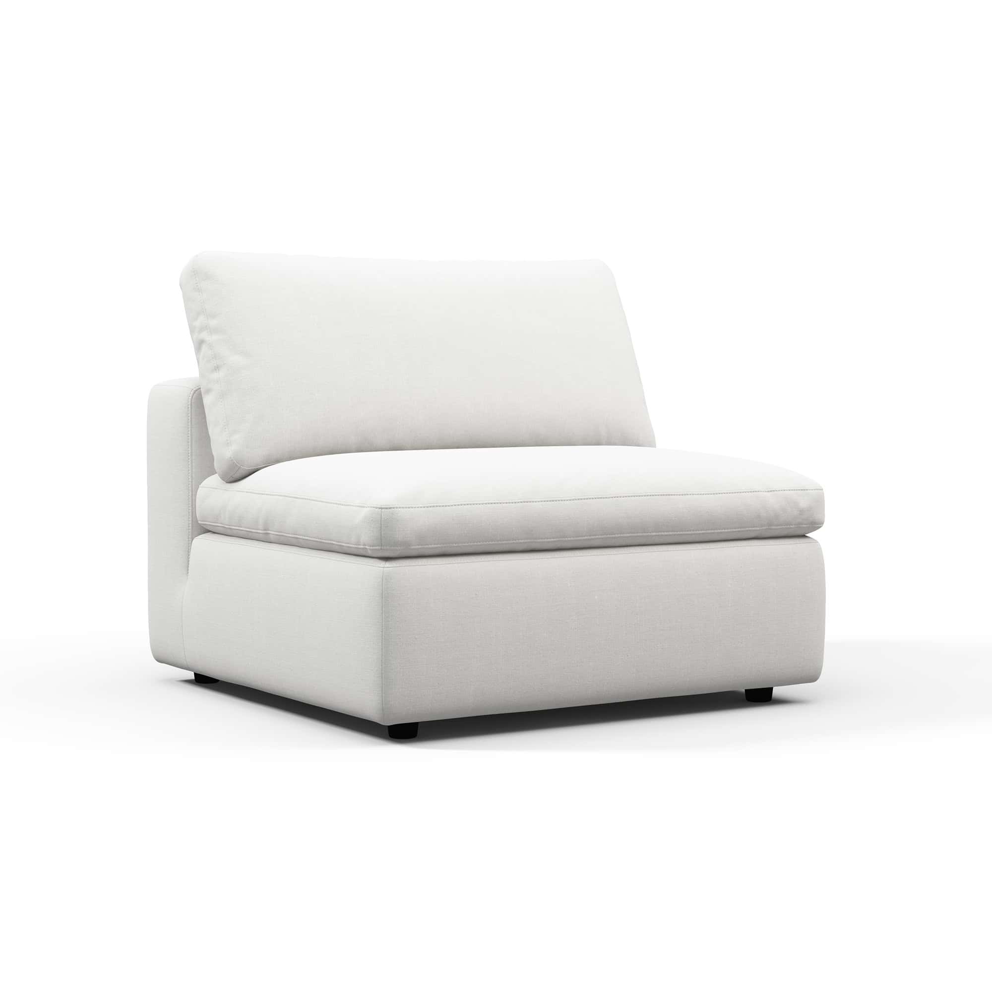 Cloud Sofa - Armless White (2) - Cloud couch