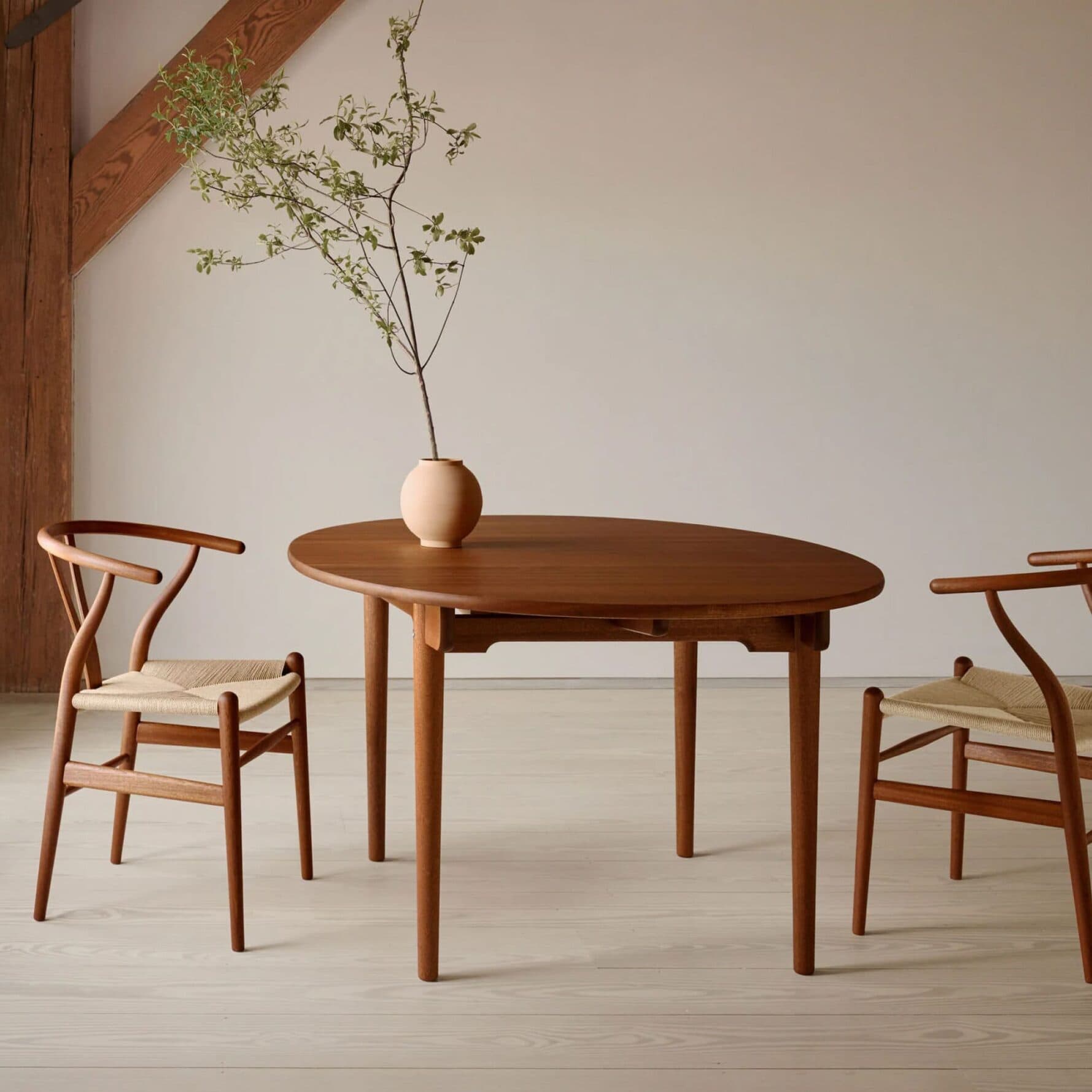 CH24 Replica Brown 9 scaled - CH24,  Hans J. Wegner