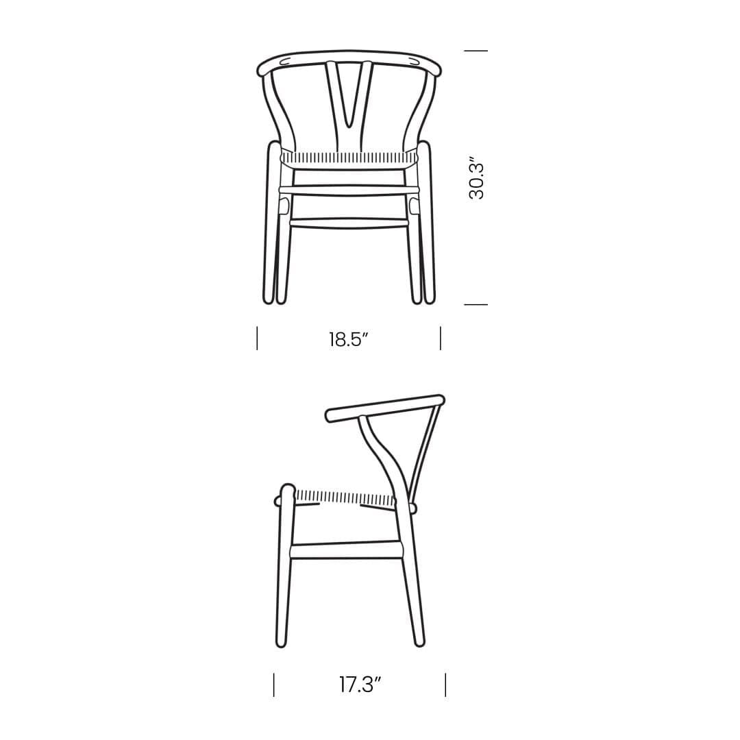Product dimensions diagram