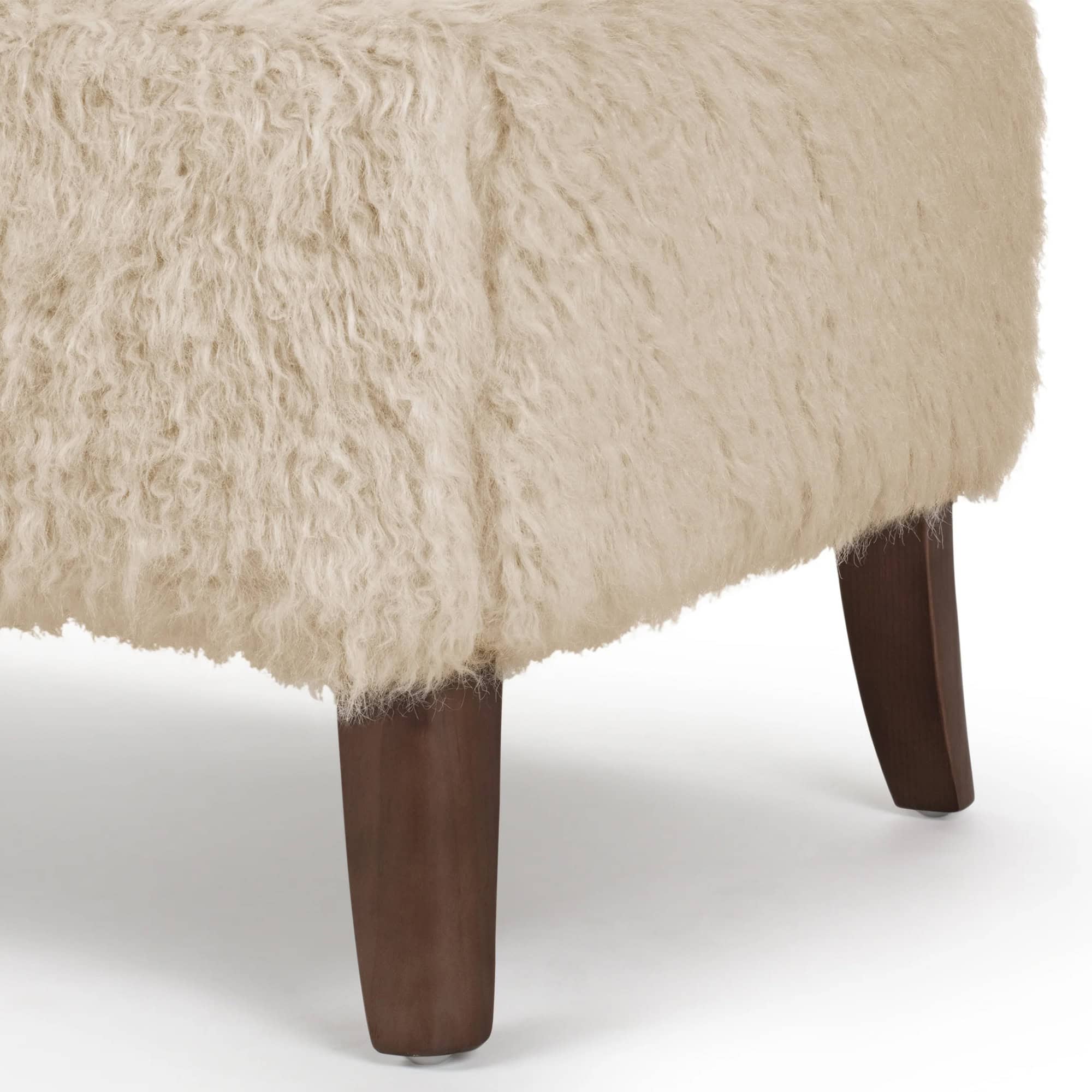 Yeti Sheepskin Armchair - Almond Long Hair 11 - Yeti Sheepskin