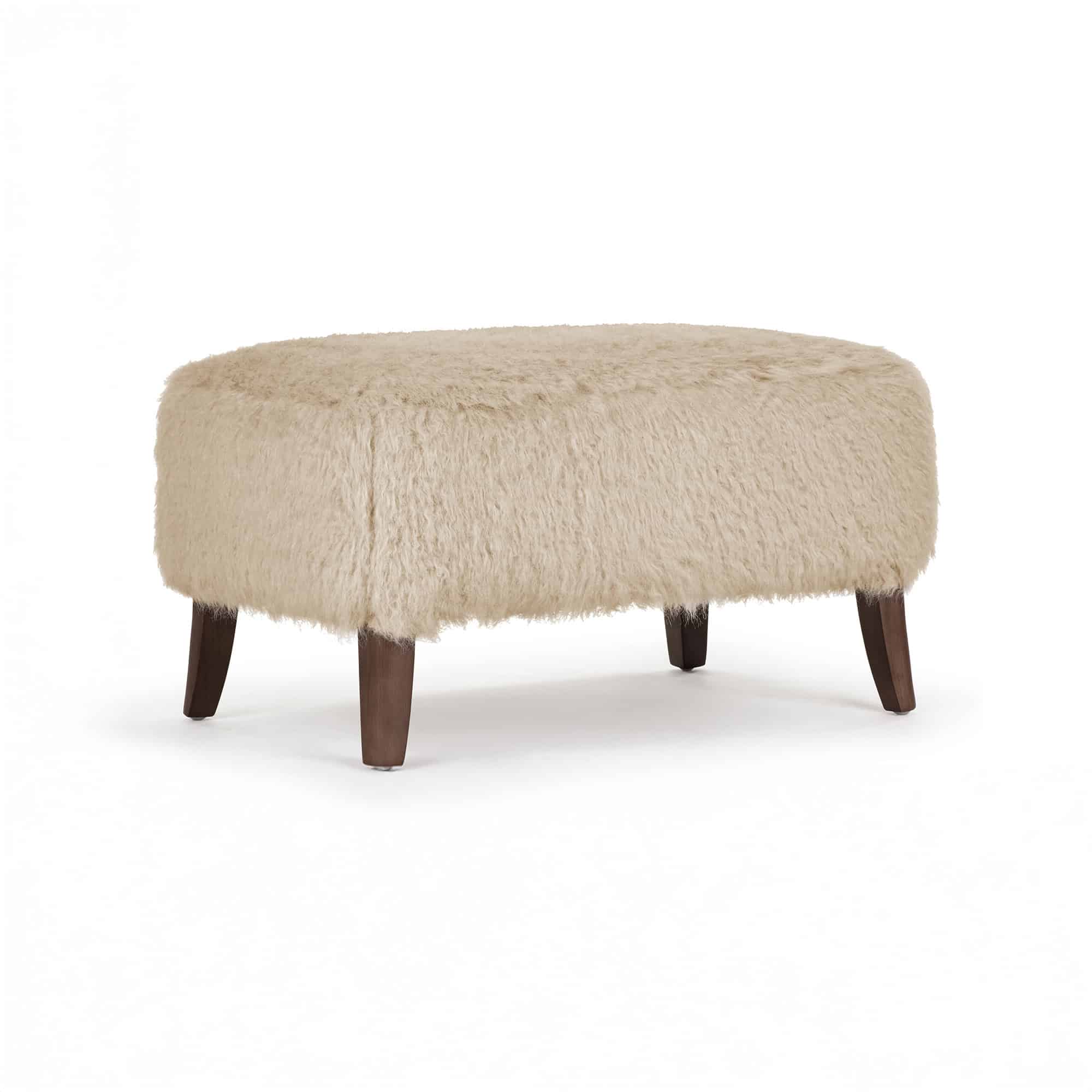 Yeti Sheepskin Armchair - Almond Long Hair 8 - Yeti Sheepskin