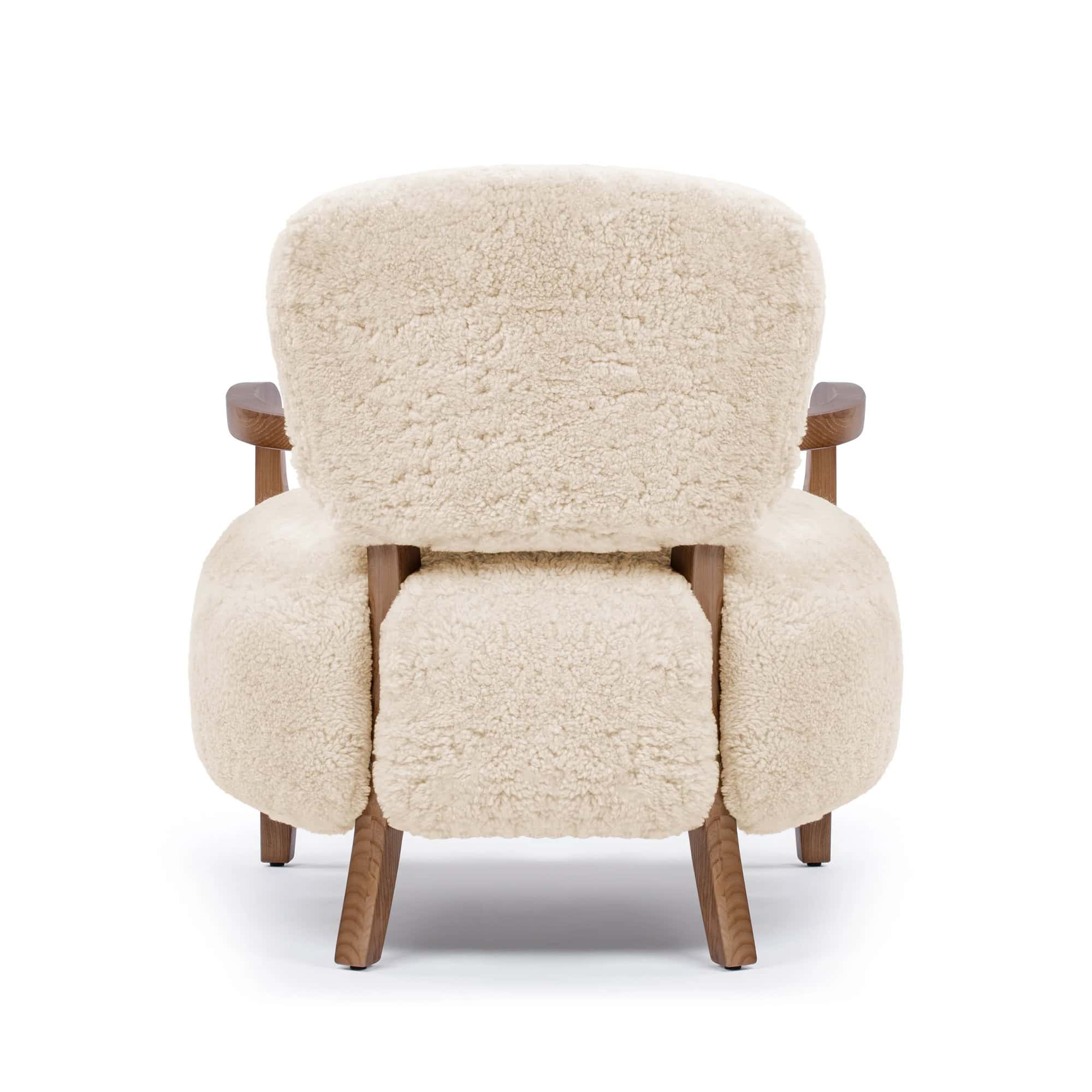Yeti Sheepskin Armchair - Natural Luxe Sheepskin 4 - Yeti Sheepskin