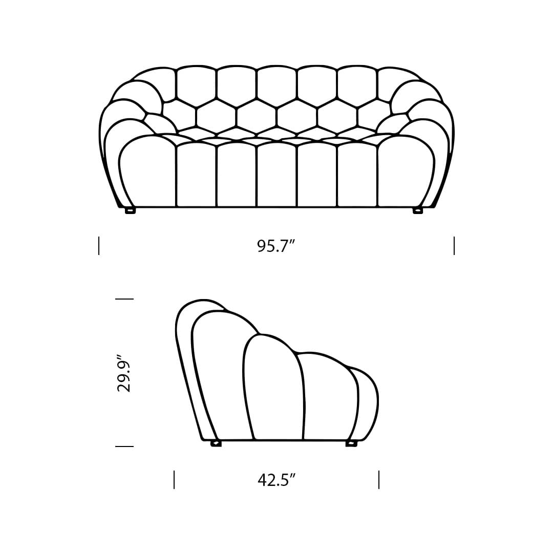 Product dimensions diagram