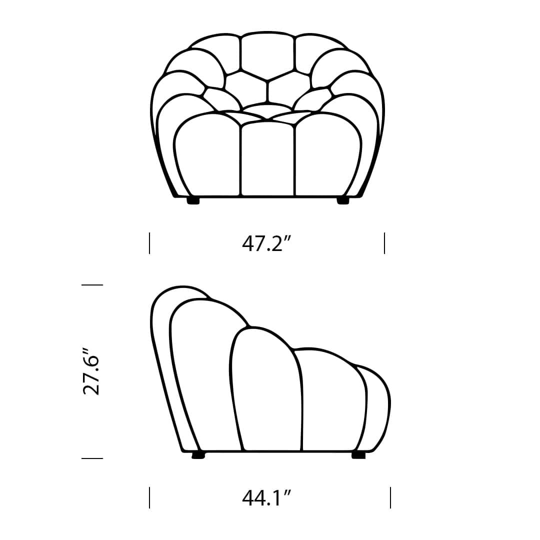 Product dimensions diagram