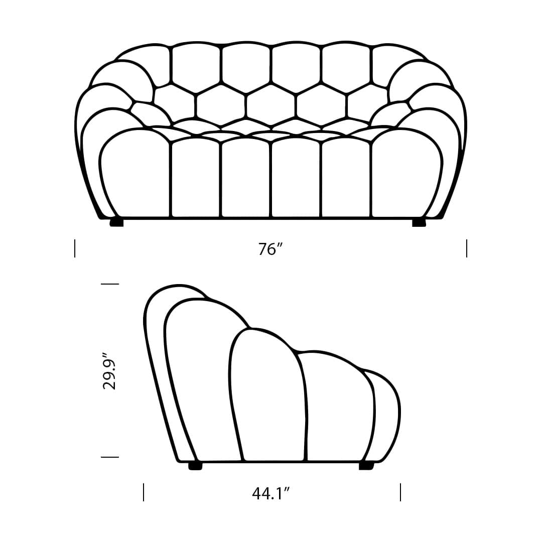 Product dimensions diagram