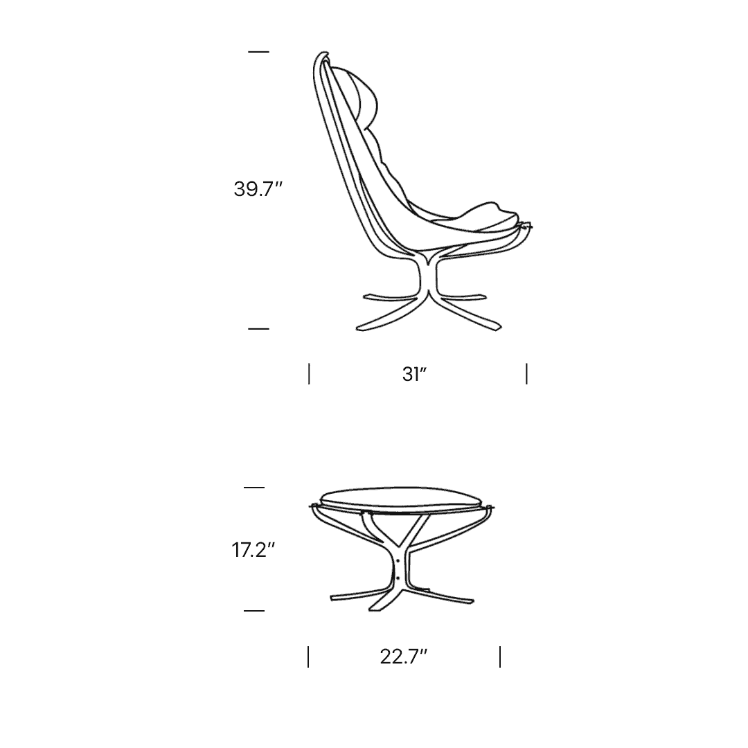 Product dimensions diagram