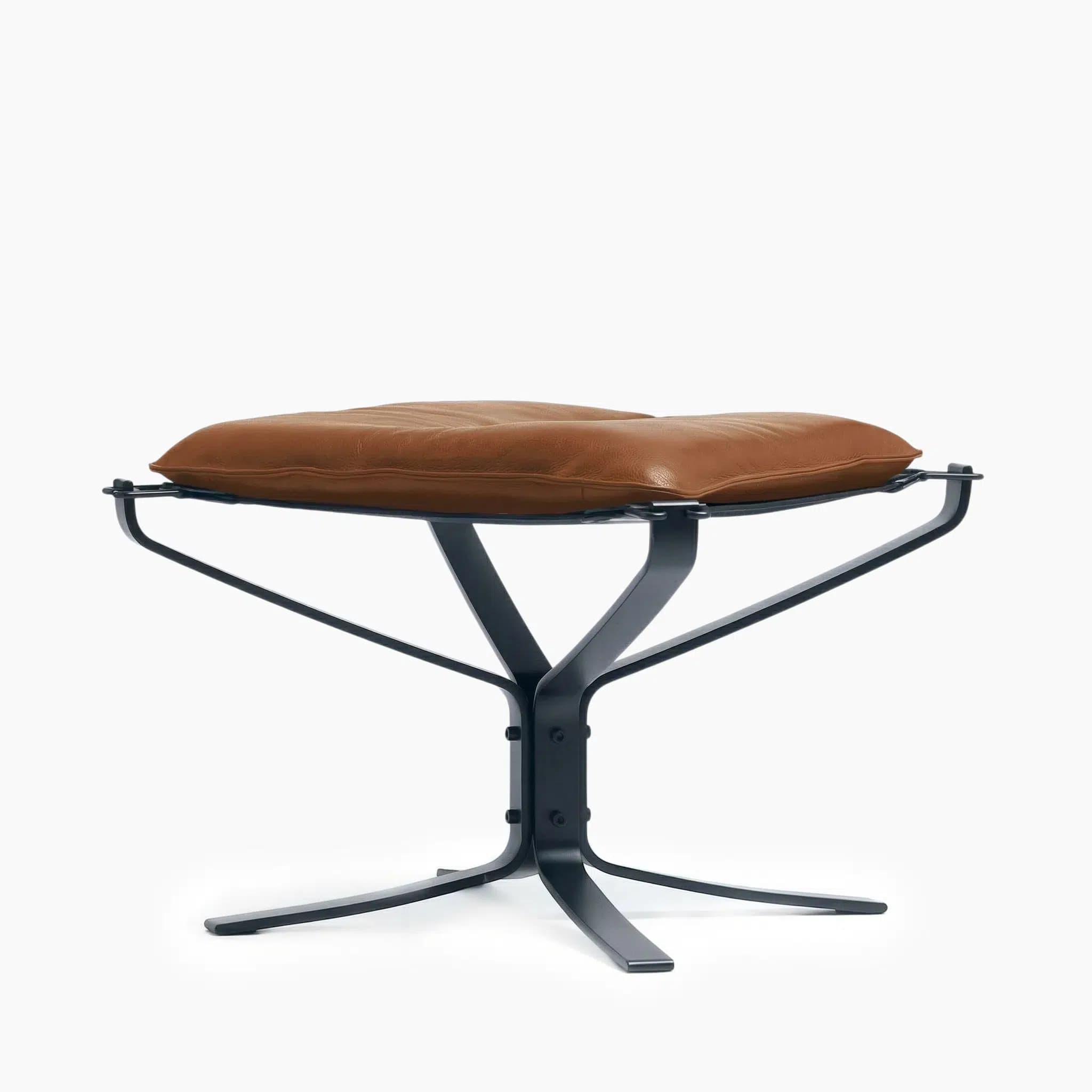 Falcon Chair and Ottoman - Brown | Sohnne