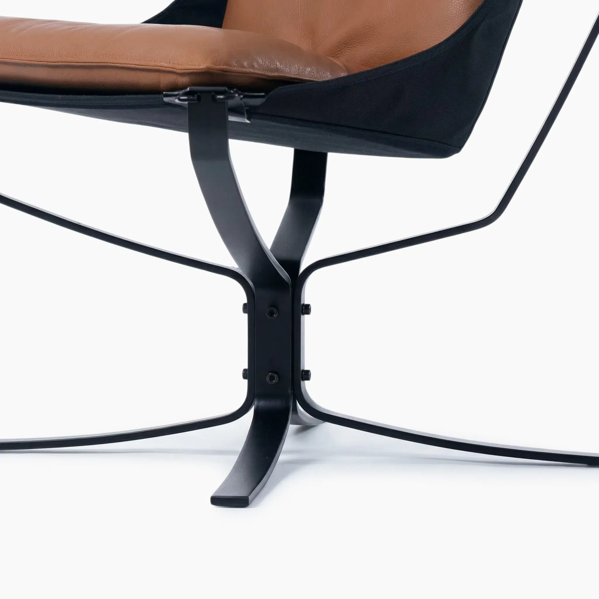 Falcon Chair and Ottoman - Brown | Sohnne