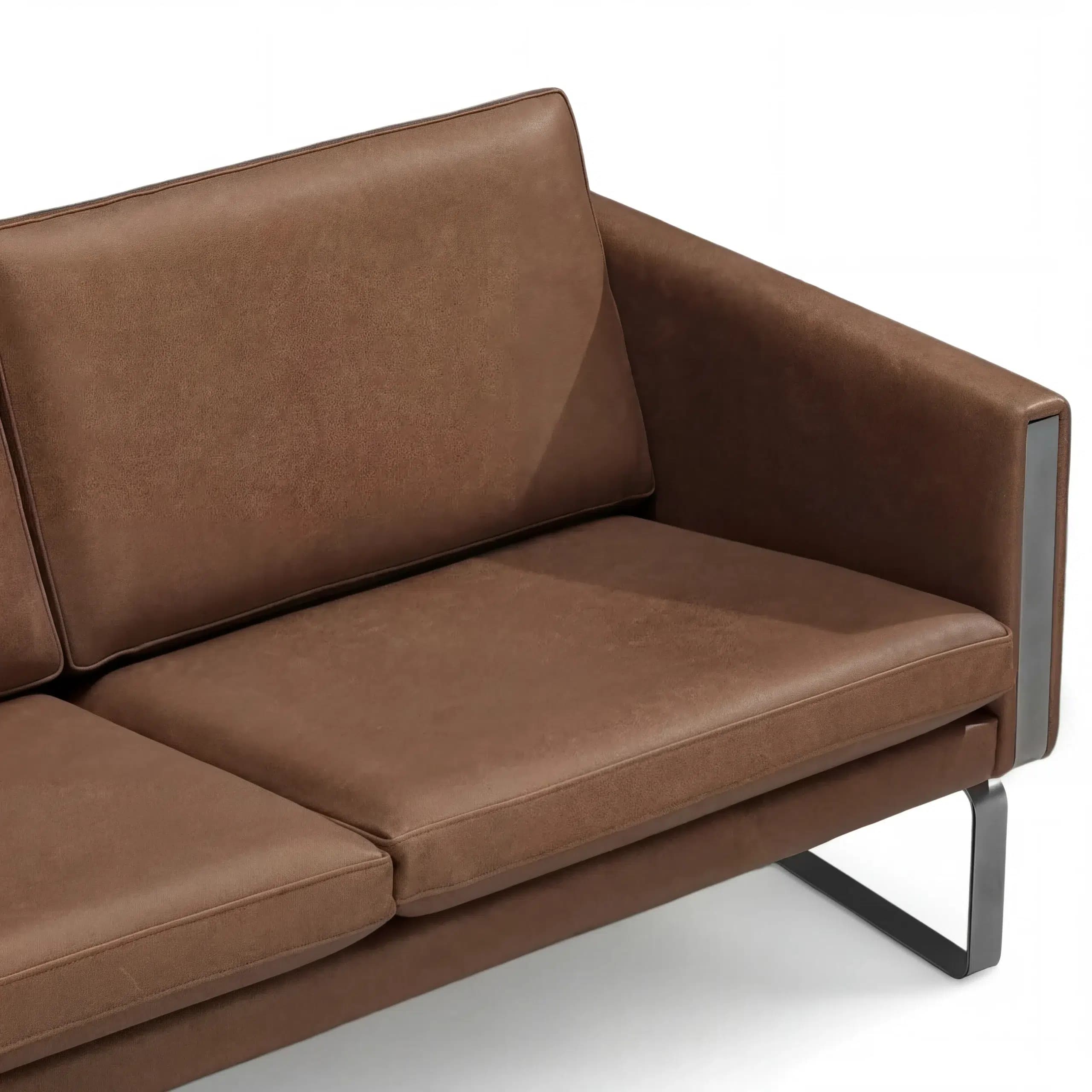 CH103 Sofa Black Dark Brown 4 | Sohnne