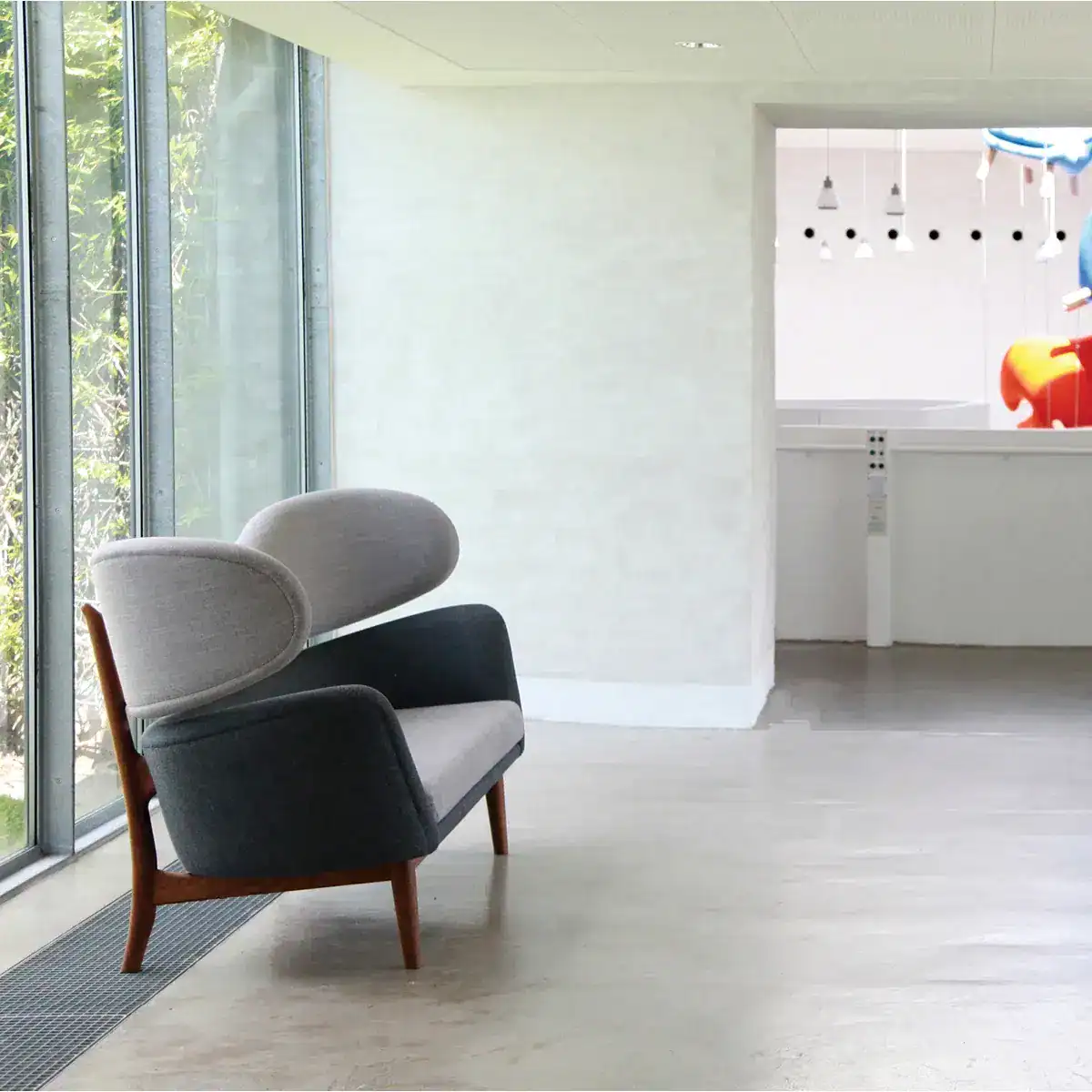 Finn Juhl Baker Sofa Replica Black Grey 4 - Baker Sofa Replica