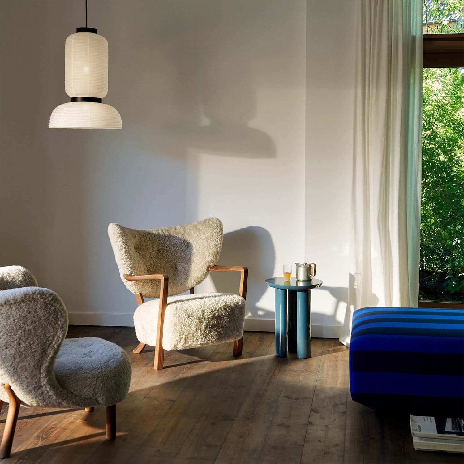 Wulff ATD2 Chair and Ottoman