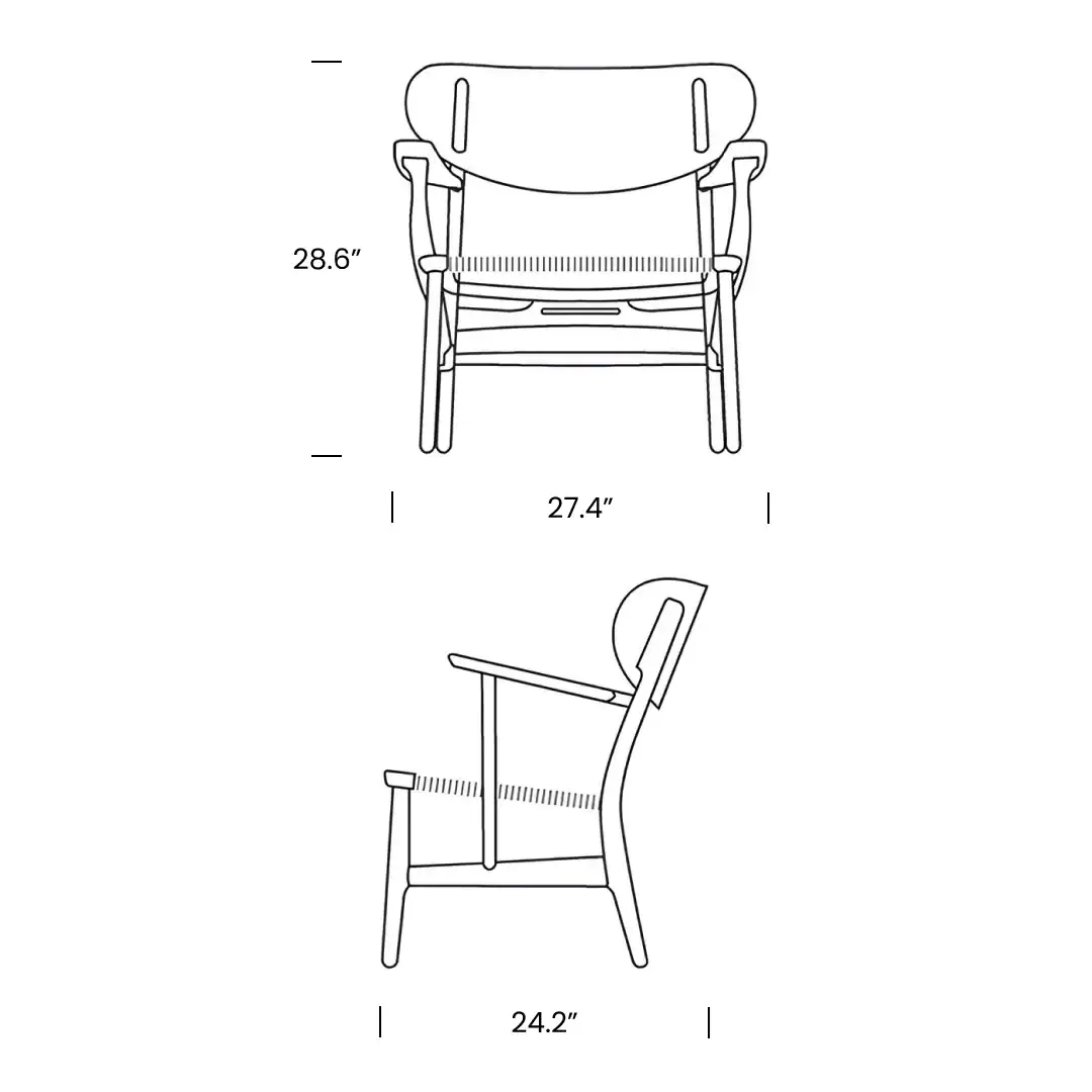 Product dimensions diagram