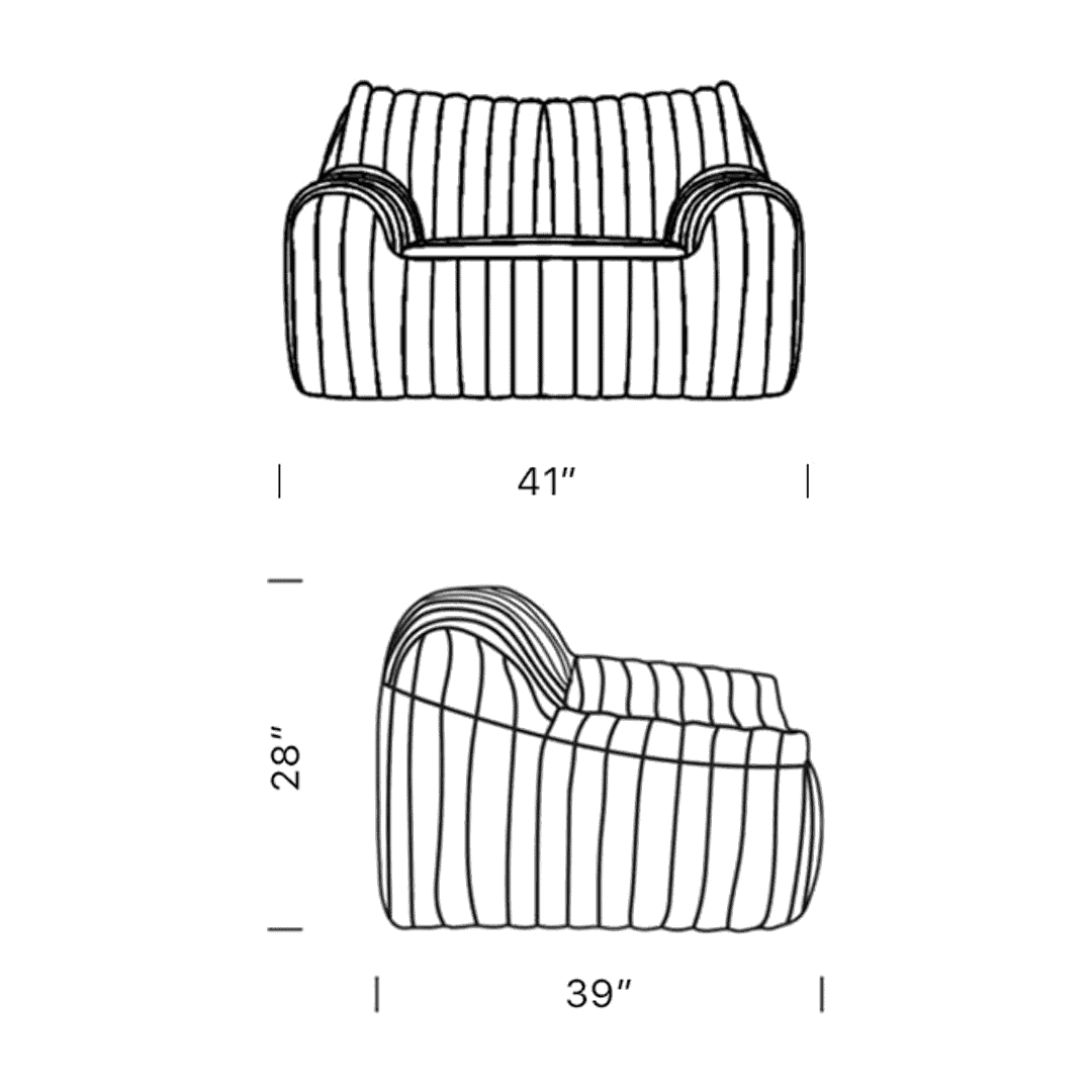 Product dimensions diagram