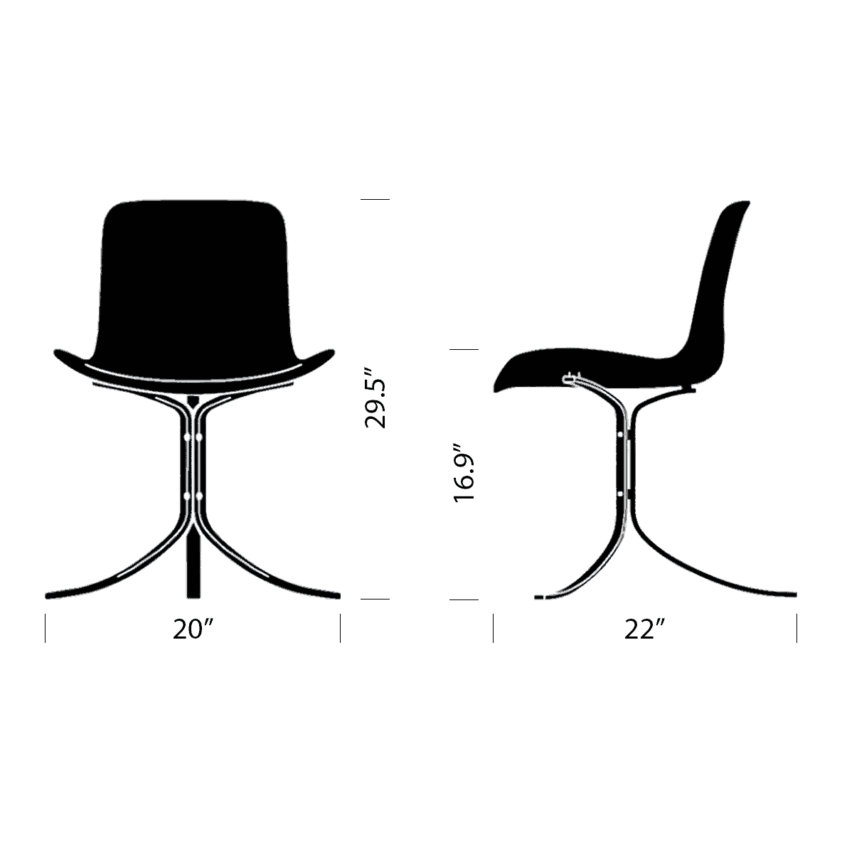 PK9 Chair Replica Dimensions Mobile
