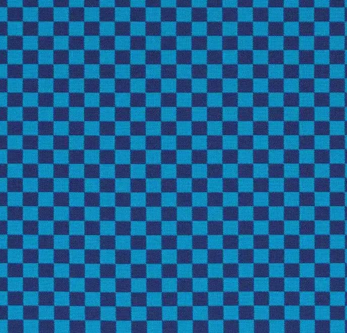 Checker - Ultramarine Turquoise