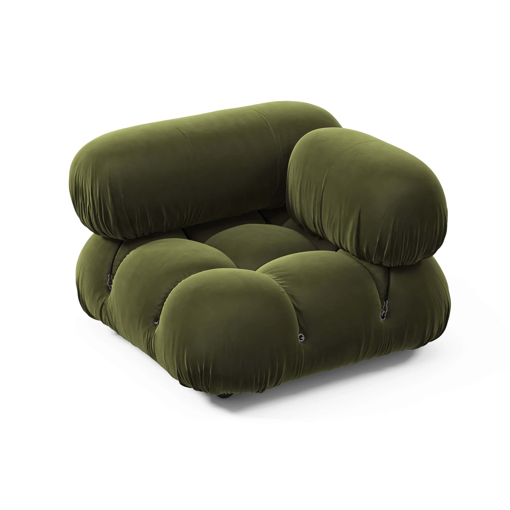 Camaleonda Module Corner - Green Velvet 3 - Camaleonda