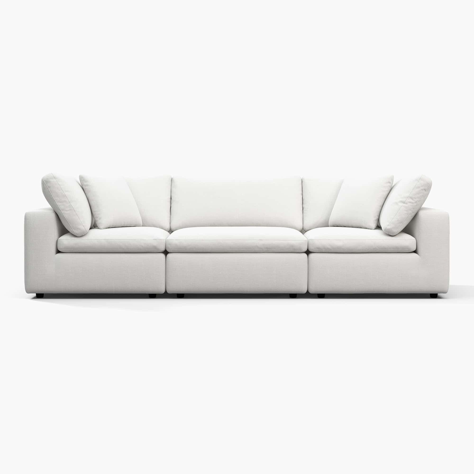 Cloud Sofa 3 Seater White 1 | Sohnne