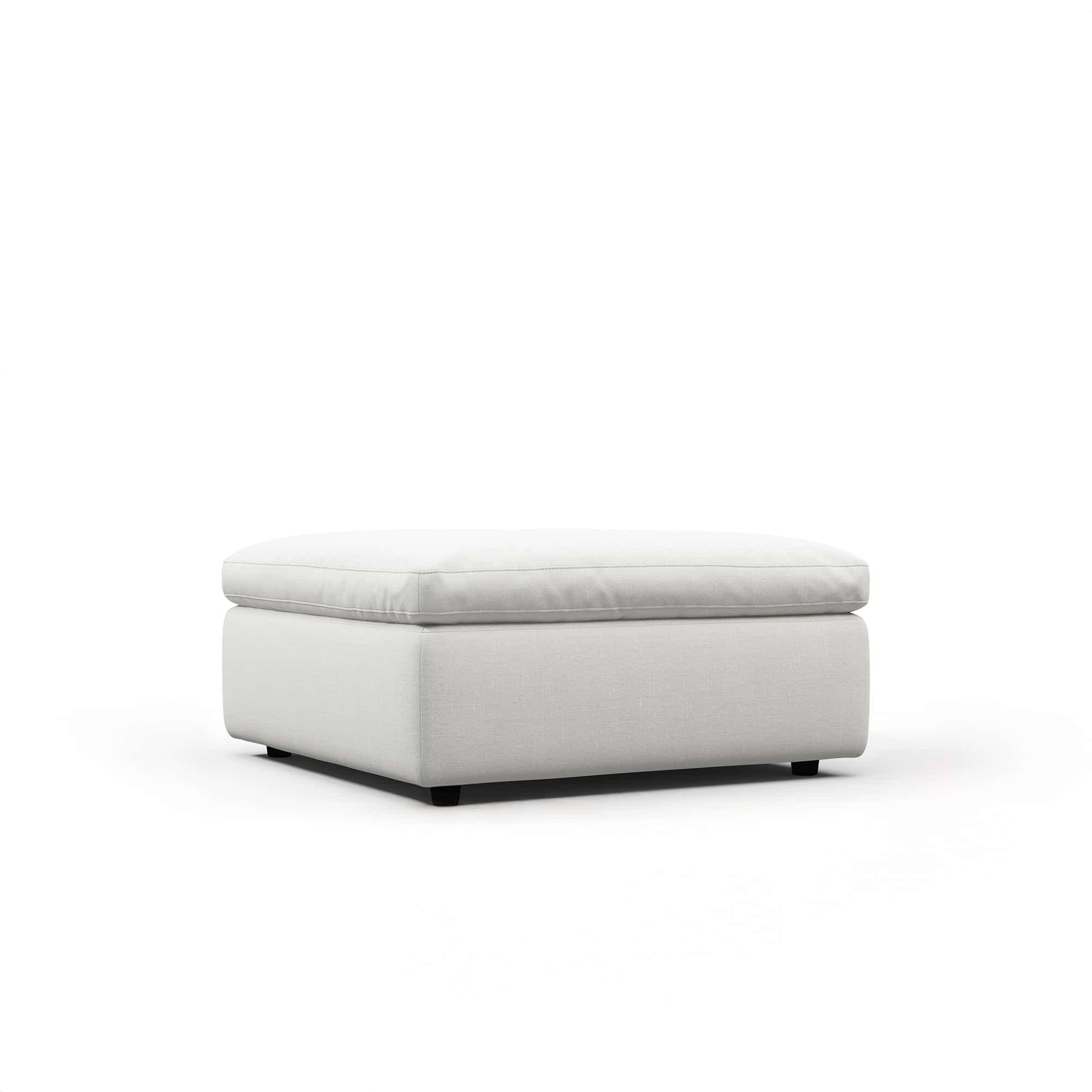 Cloud Sofa - Ottoman White (2) - Cloud Couch