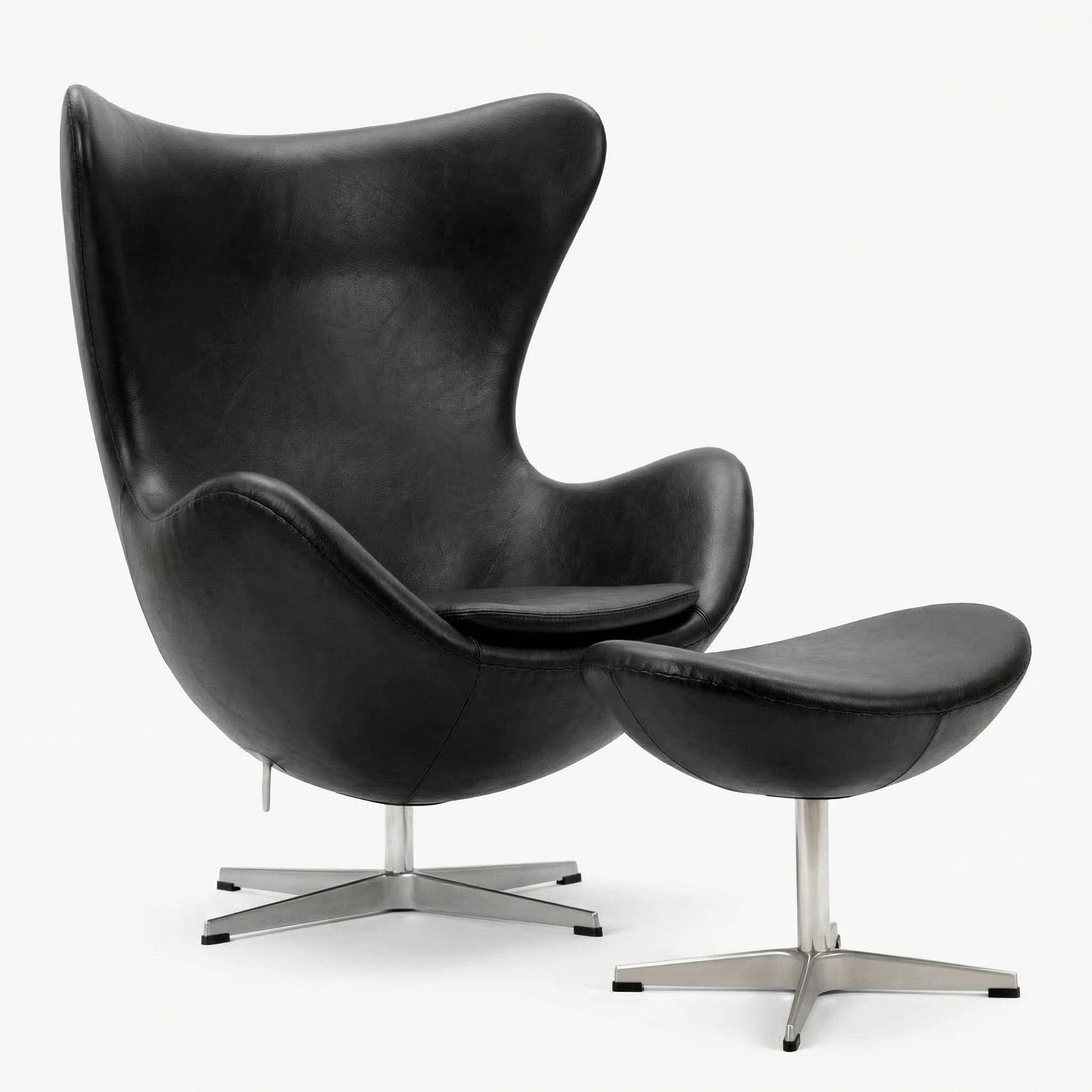 Midnight Black Aniline Leather