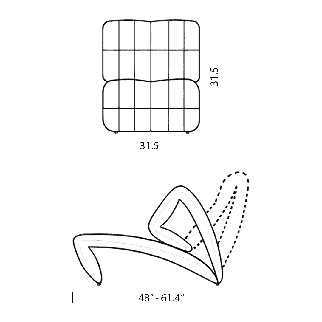 Product dimensions diagram