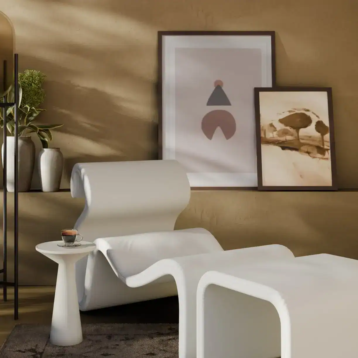 Etcetera Lounge Chair with Ottoman